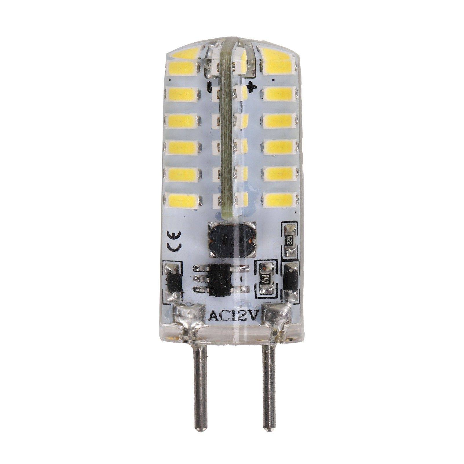 48LED Silicone Bulb 3W 300LM GY6.35 BiPin Bulb AC12V for Chandelier Ceiling view 6