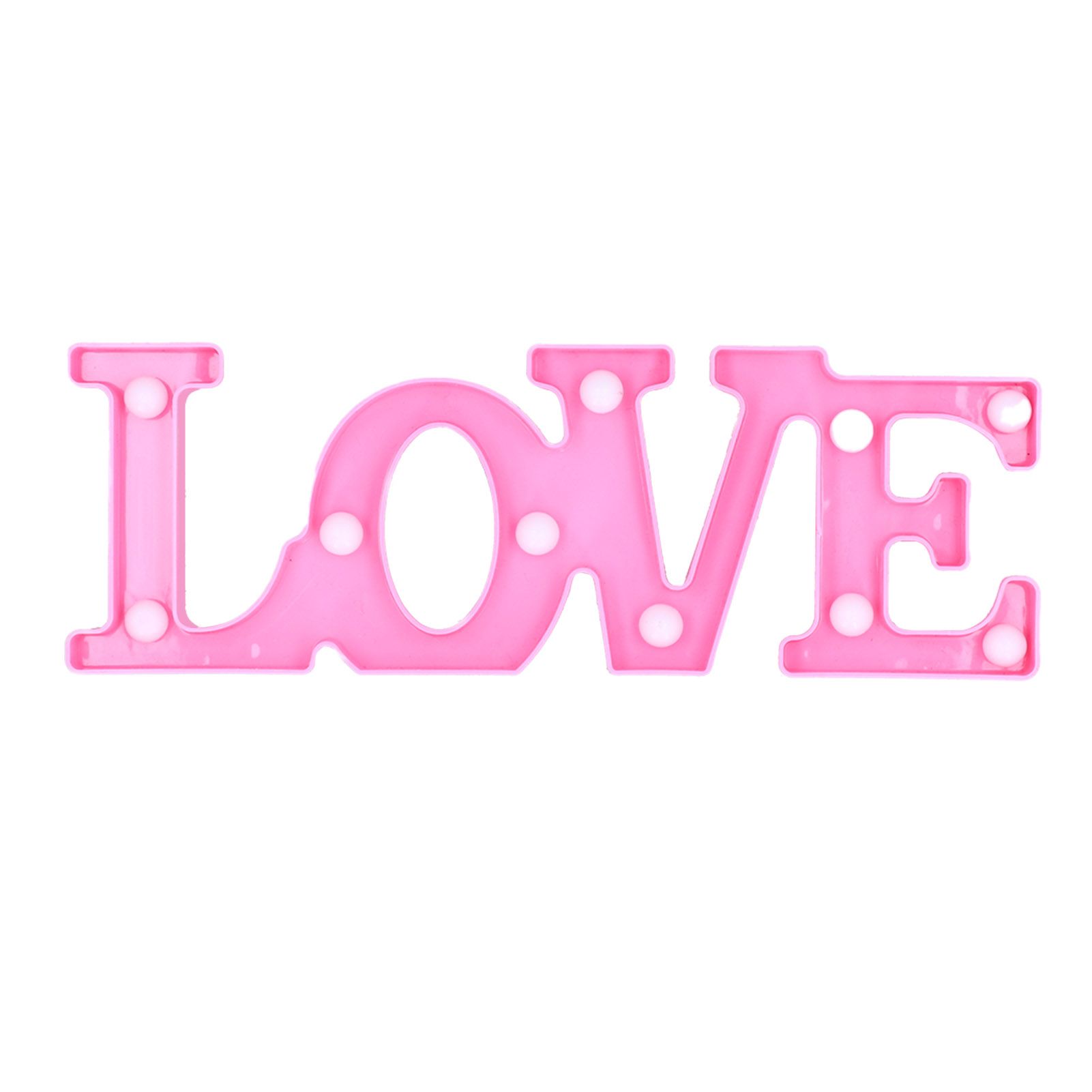 LOVE Lamp 10LED Night Light for Proposal Confession Wedding Anniversary Party view 6
