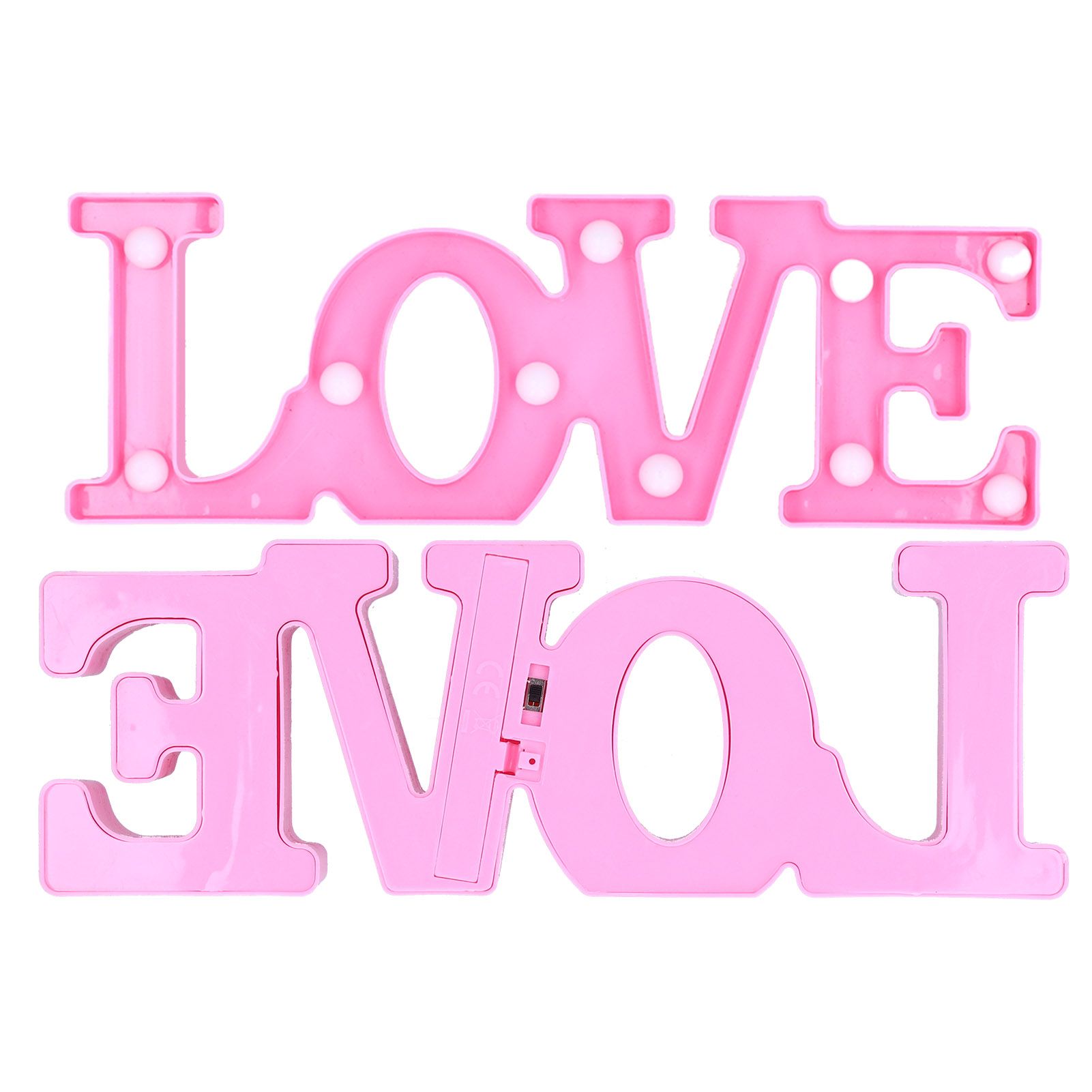 LOVE Lamp 10LED Night Light for Proposal Confession Wedding Anniversary Party view 9