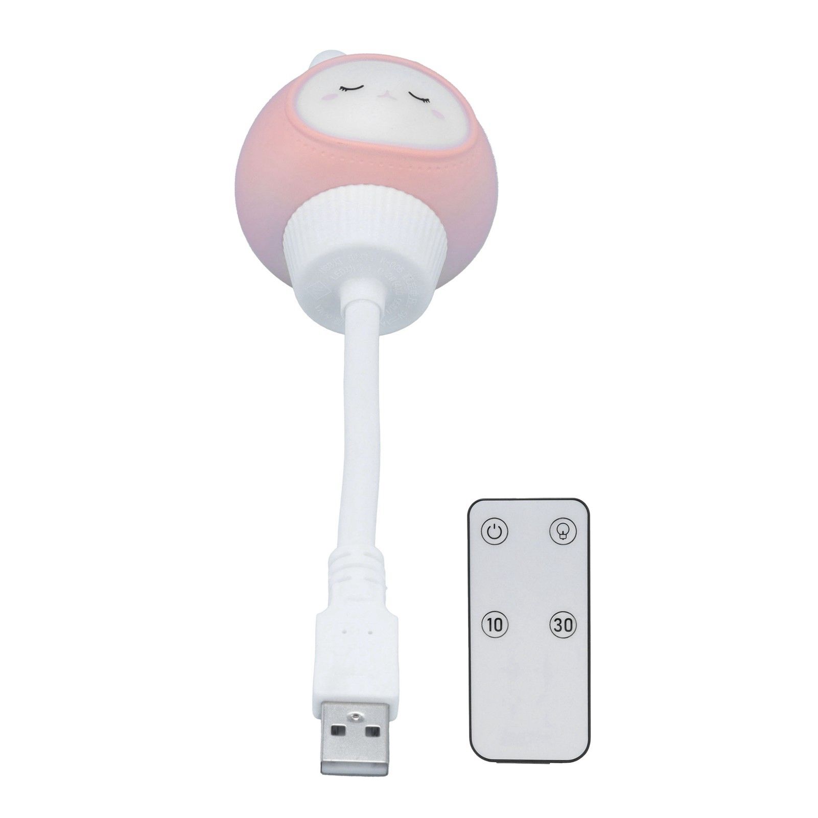USB Cute Bunny Night Light Baby Remote Control Night Lamp for Room Decor view 5