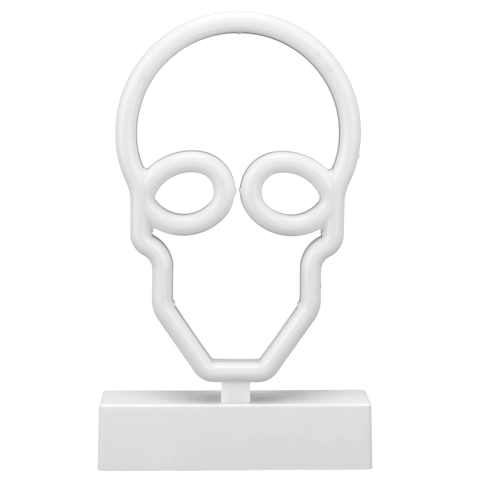 Neon Signs Night Lights with Stand Base Skull Head Neon LED Light for Bedroom view 8