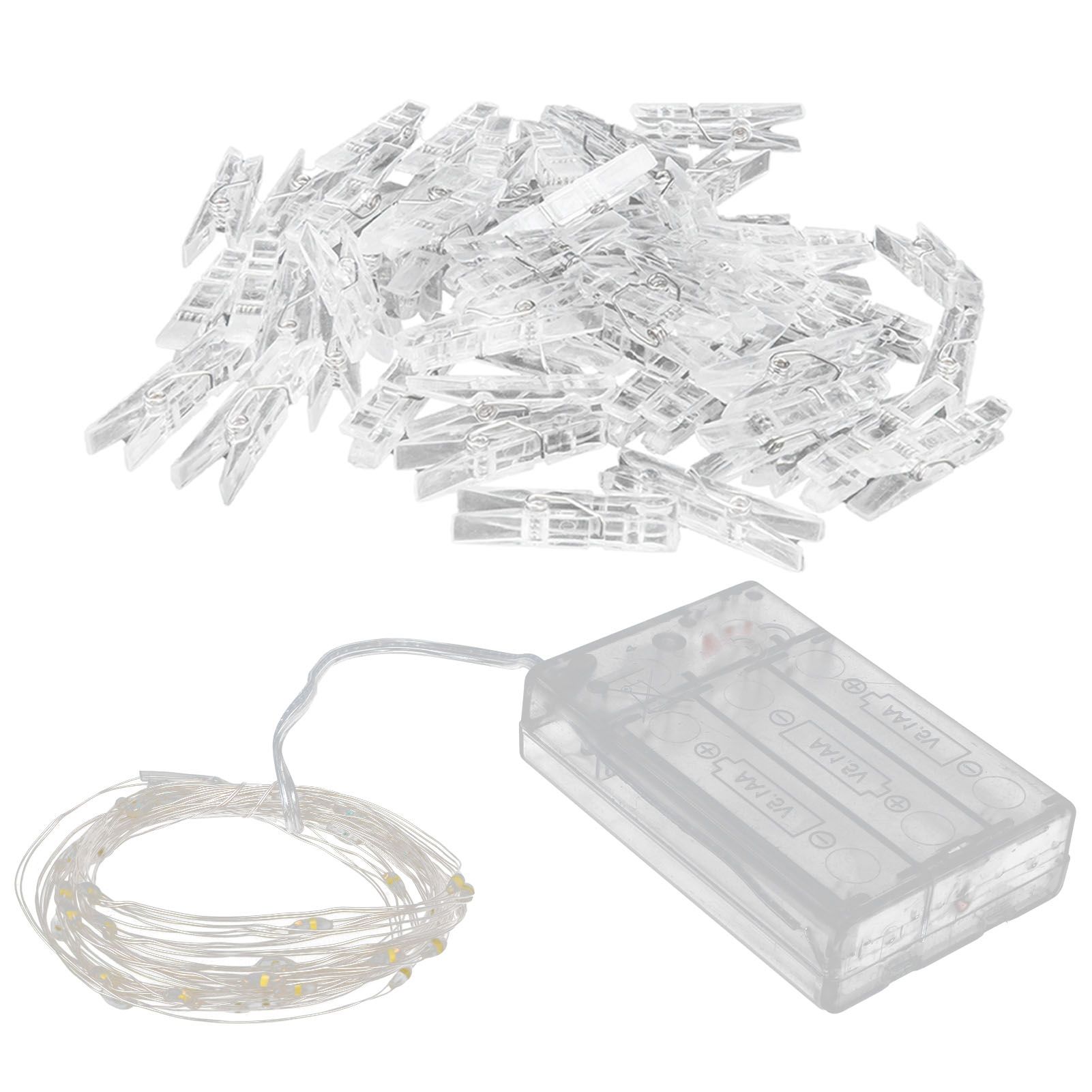 Photo Clip Light String Clip String Lamp Decoration Light with 200LEDs 60 view 2