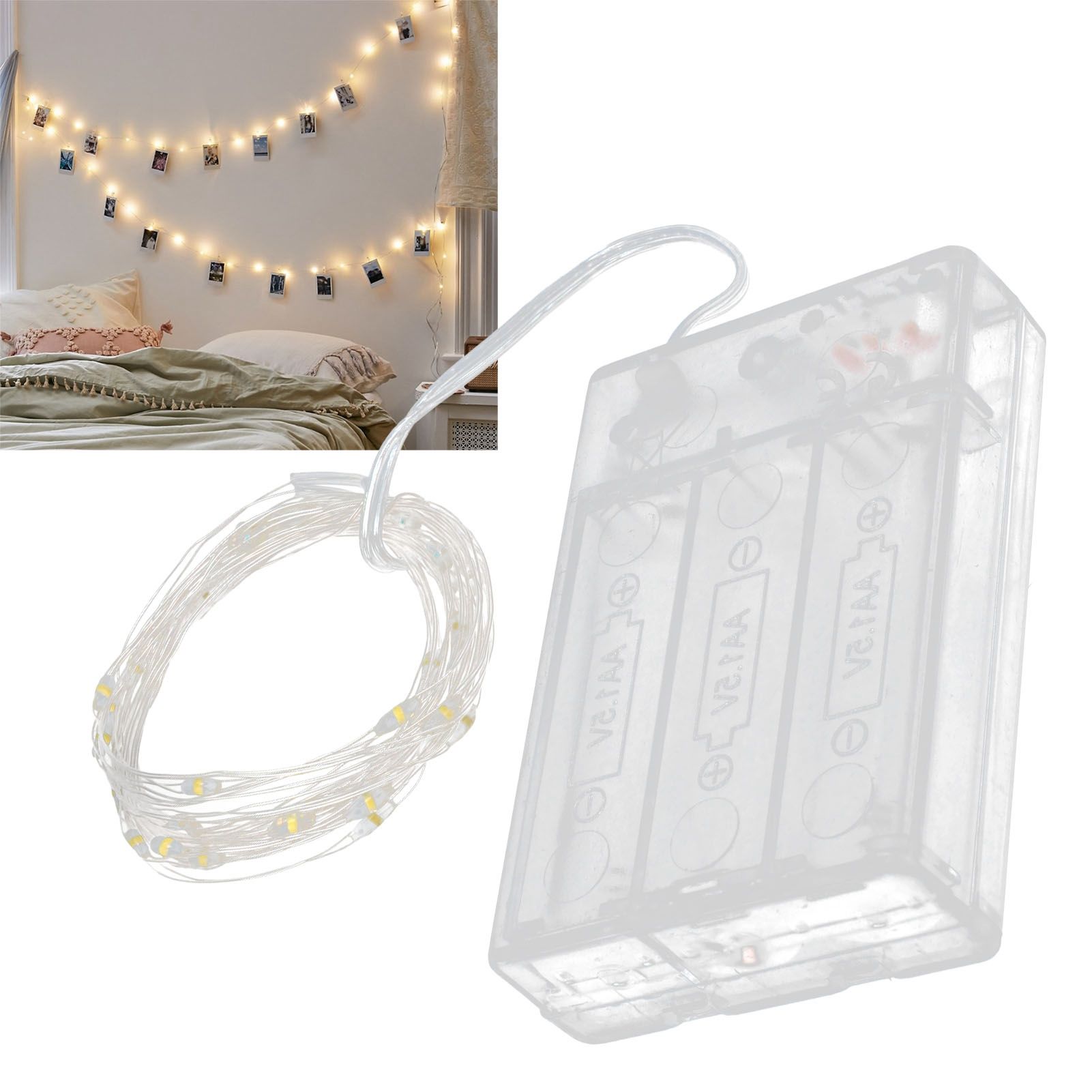 Photo Clip Light String Clip String Lamp Decoration Light with 200LEDs 60 view 12