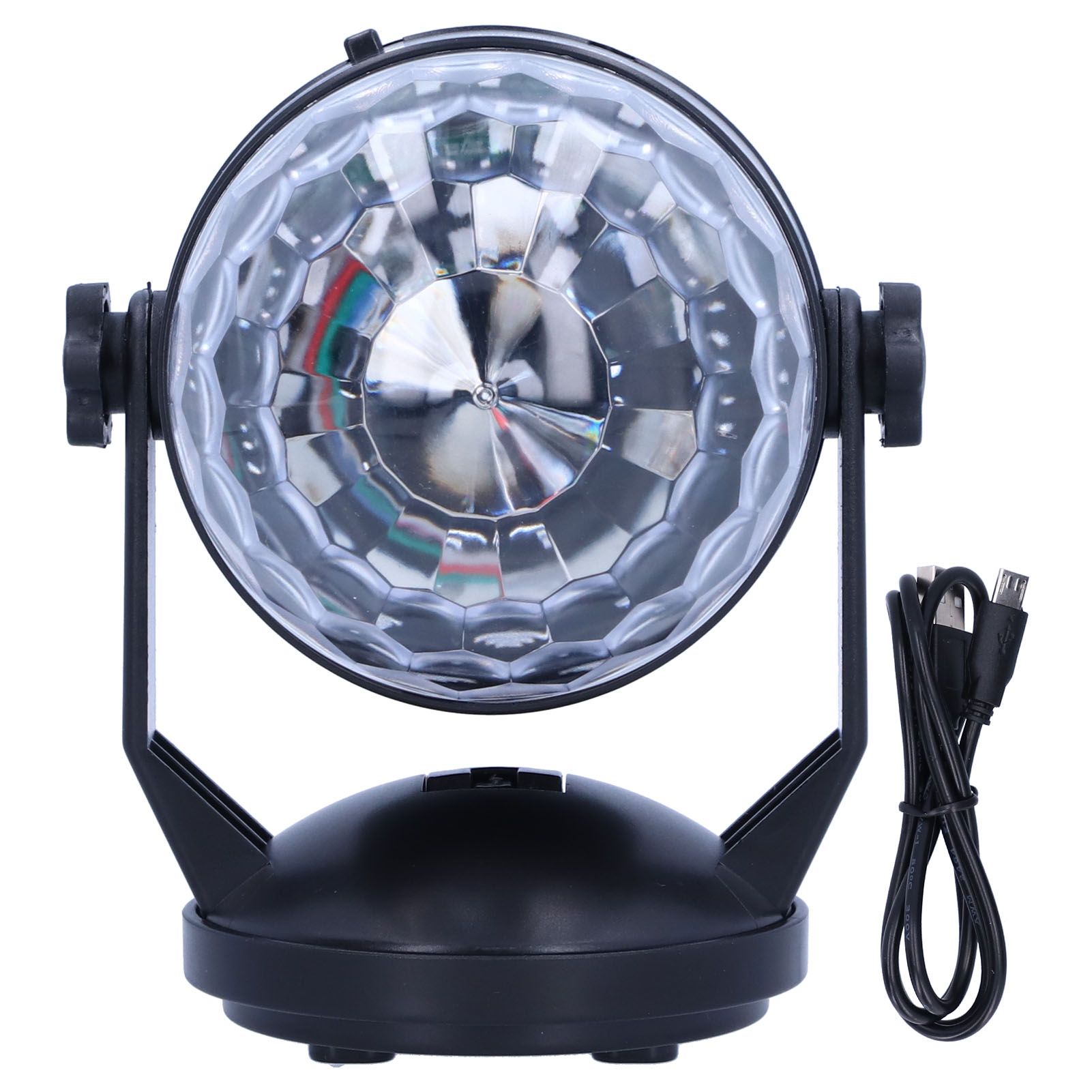Ball LED Party Stage Light USB Powered RGB Voice Control KTV Car Ambient Lamp view 2