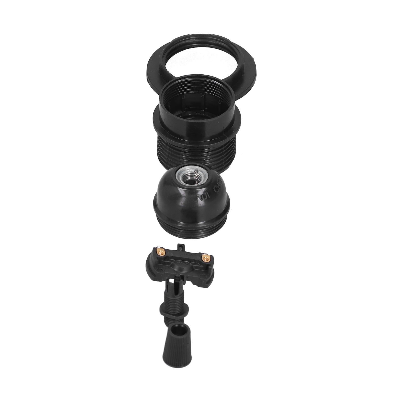 E27 Light Socket 4A Retro PPA Plastic Lamp Bulb Holder with Cable Clip view 4
