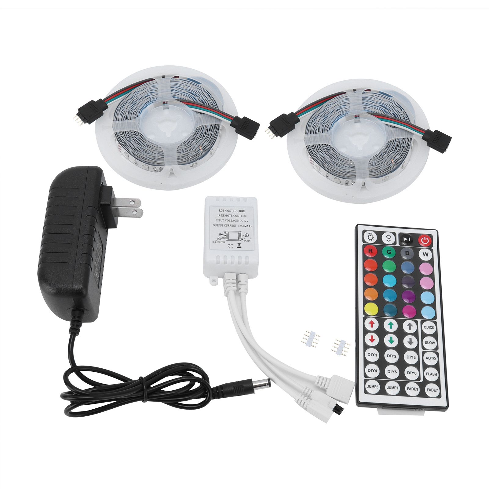 10M RGB Strip Lights Colorful 600LED Light Strip Dimmable Lighting for Outdoor view 2