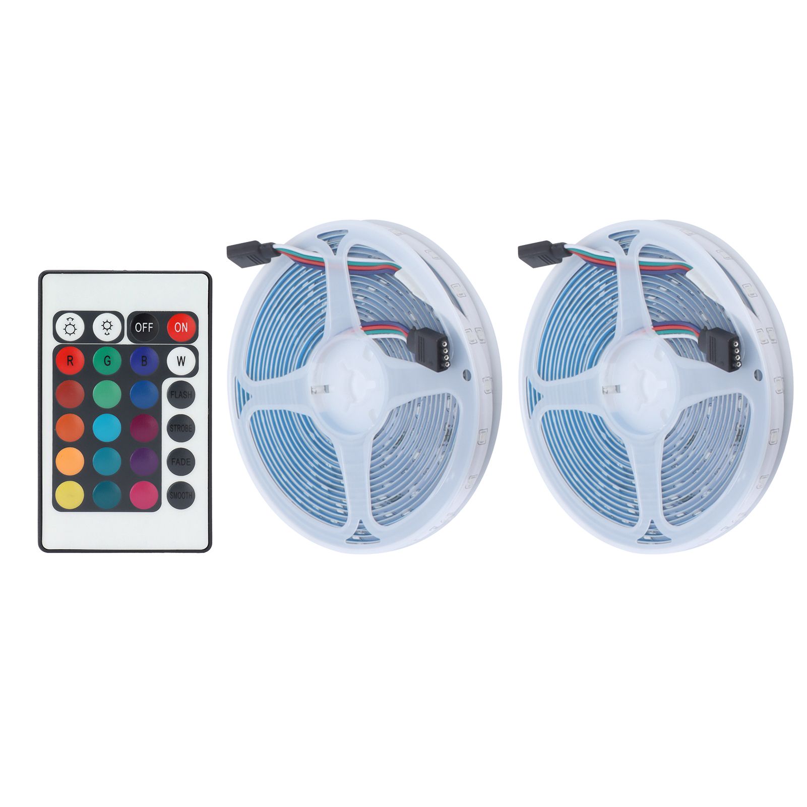 IP65 Waterproof RGB Strip Light Color Changing 600LED Light Dimmable for