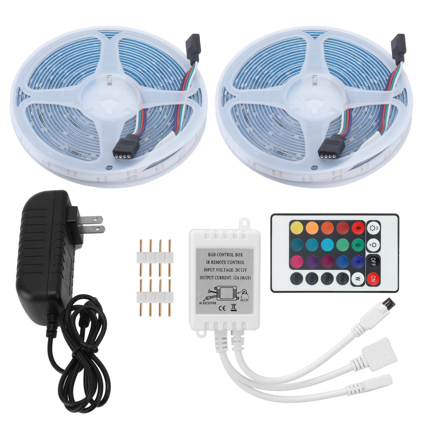 IP65 Waterproof RGB Strip Light Color Changing 600LED Light Dimmable for view 2