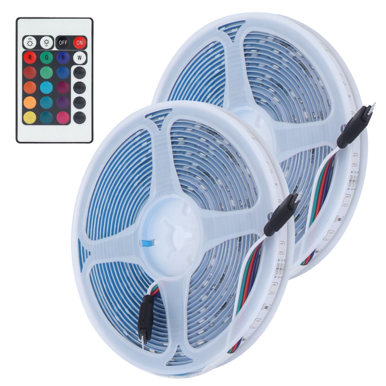IP65 Waterproof RGB Strip Light Color Changing 600LED Light Dimmable for view 3