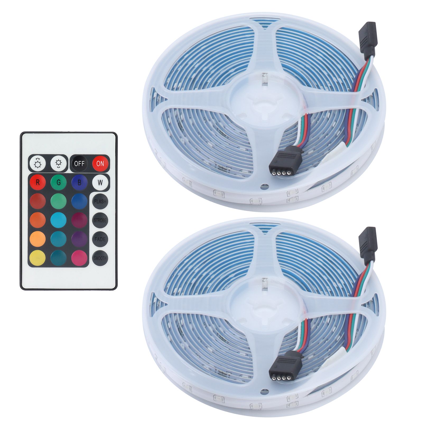 IP65 Waterproof RGB Strip Light Color Changing 600LED Light Dimmable for view 4