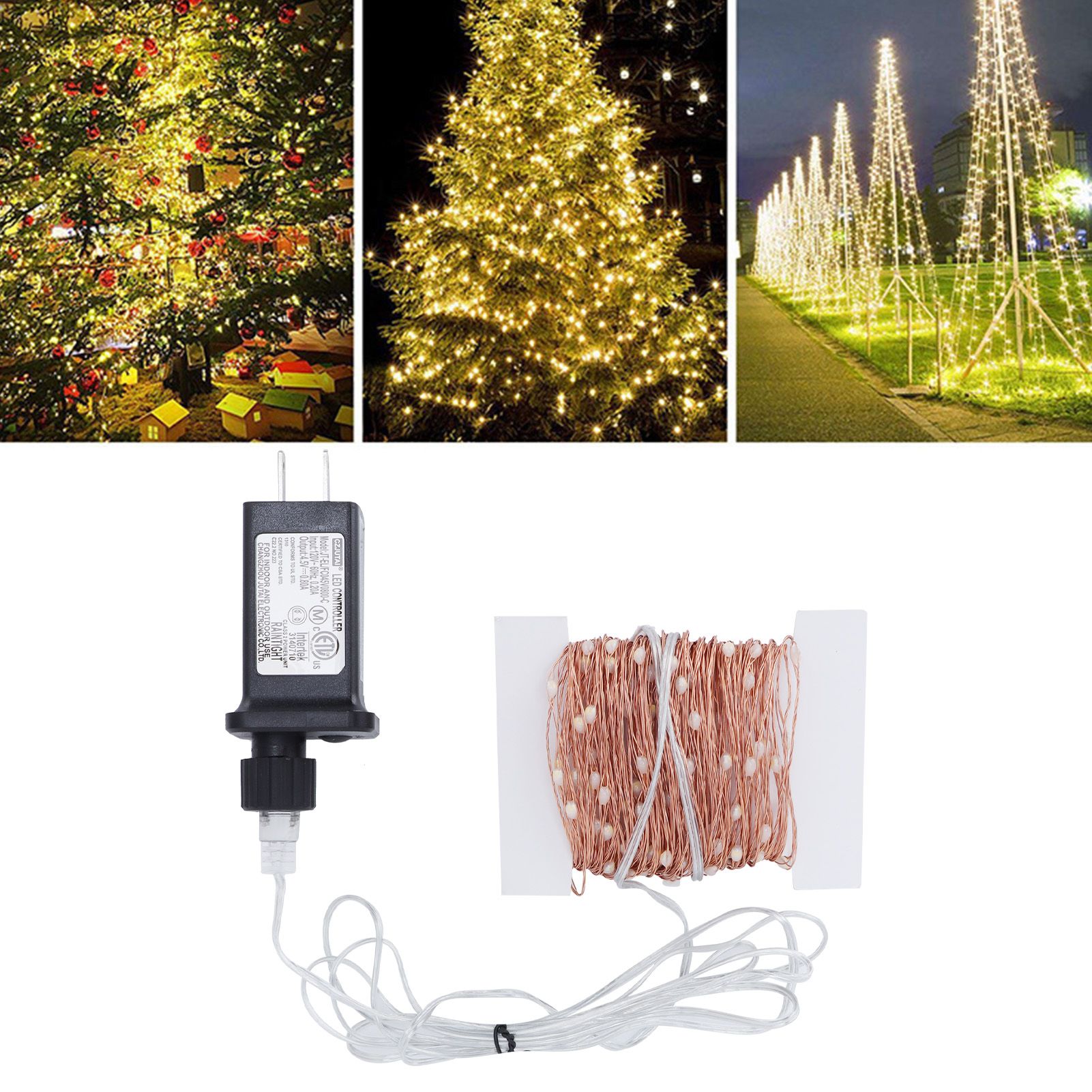 23M Low Voltage Copper Wire Light 200LED String Light for Garden Decor Warm White view 11