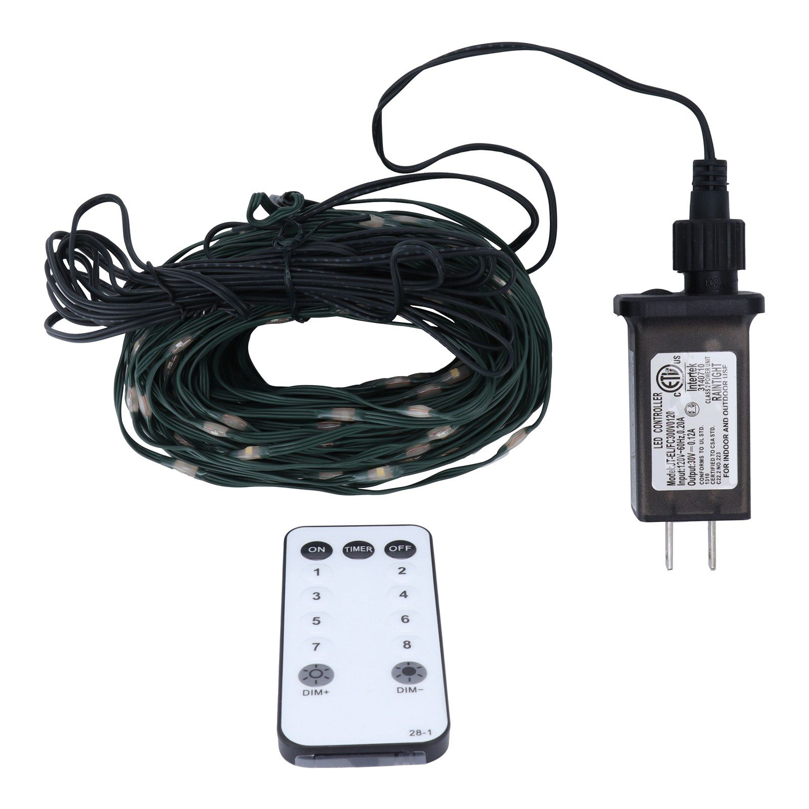 Outdoor 200LED Light String with 8 Lighting Modes Waterproof Low Voltage Lamp — image 1