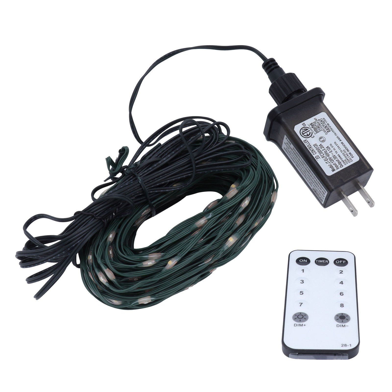 Outdoor 200LED Light String with 8 Lighting Modes Waterproof Low Voltage Lamp view 4