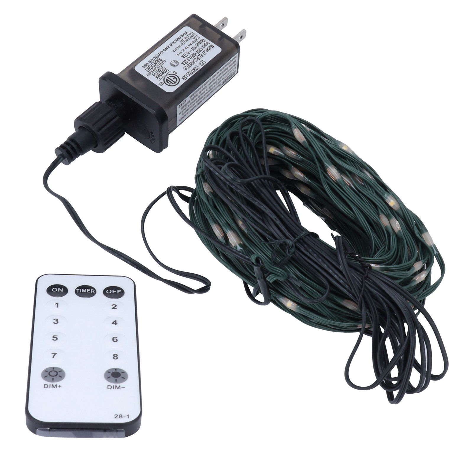 Outdoor 200LED Light String with 8 Lighting Modes Waterproof Low Voltage Lamp view 5