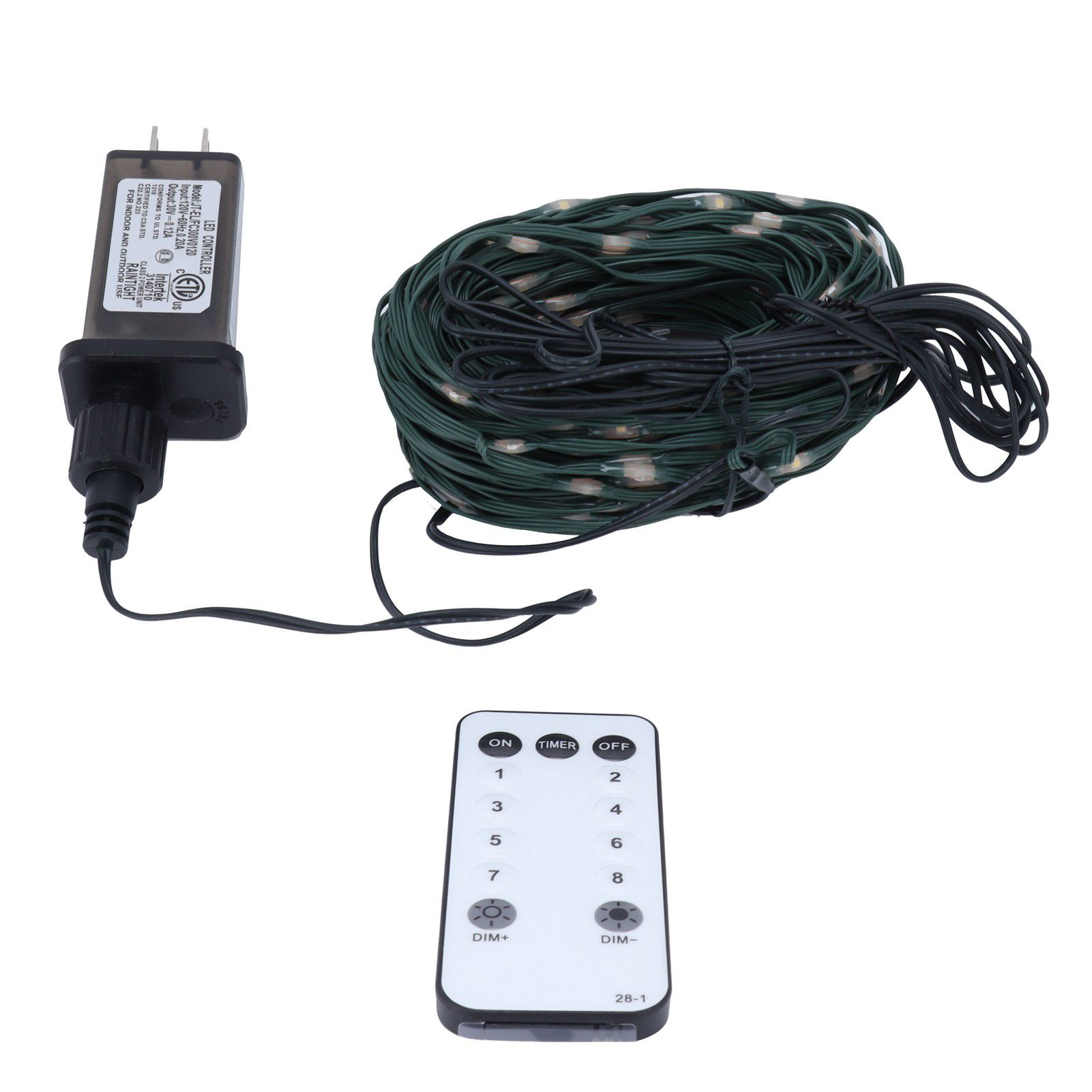 Outdoor 200LED Light String with 8 Lighting Modes Waterproof Low Voltage Lamp view 7