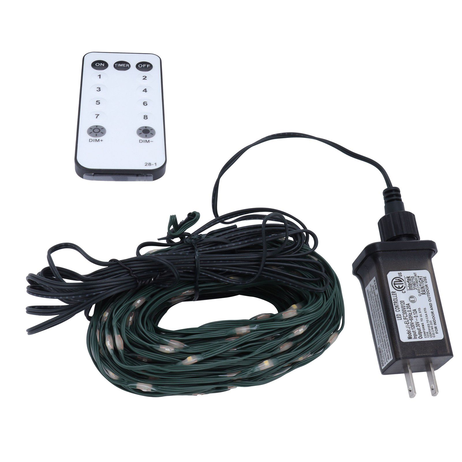 Outdoor 200LED Light String with 8 Lighting Modes Waterproof Low Voltage Lamp view 8