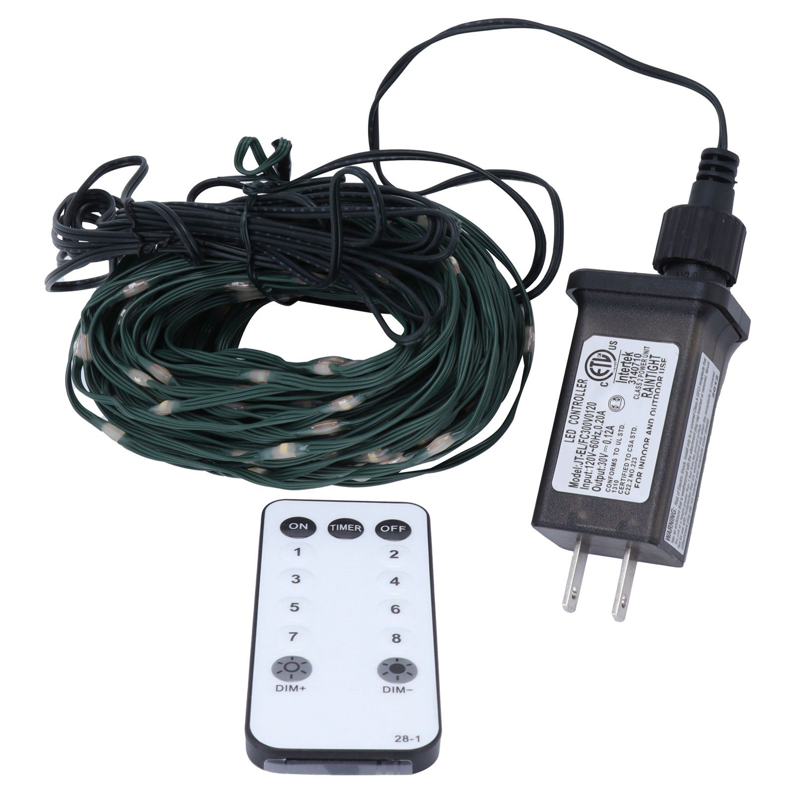 Outdoor 200LED Light String with 8 Lighting Modes Waterproof Low Voltage Lamp view 9