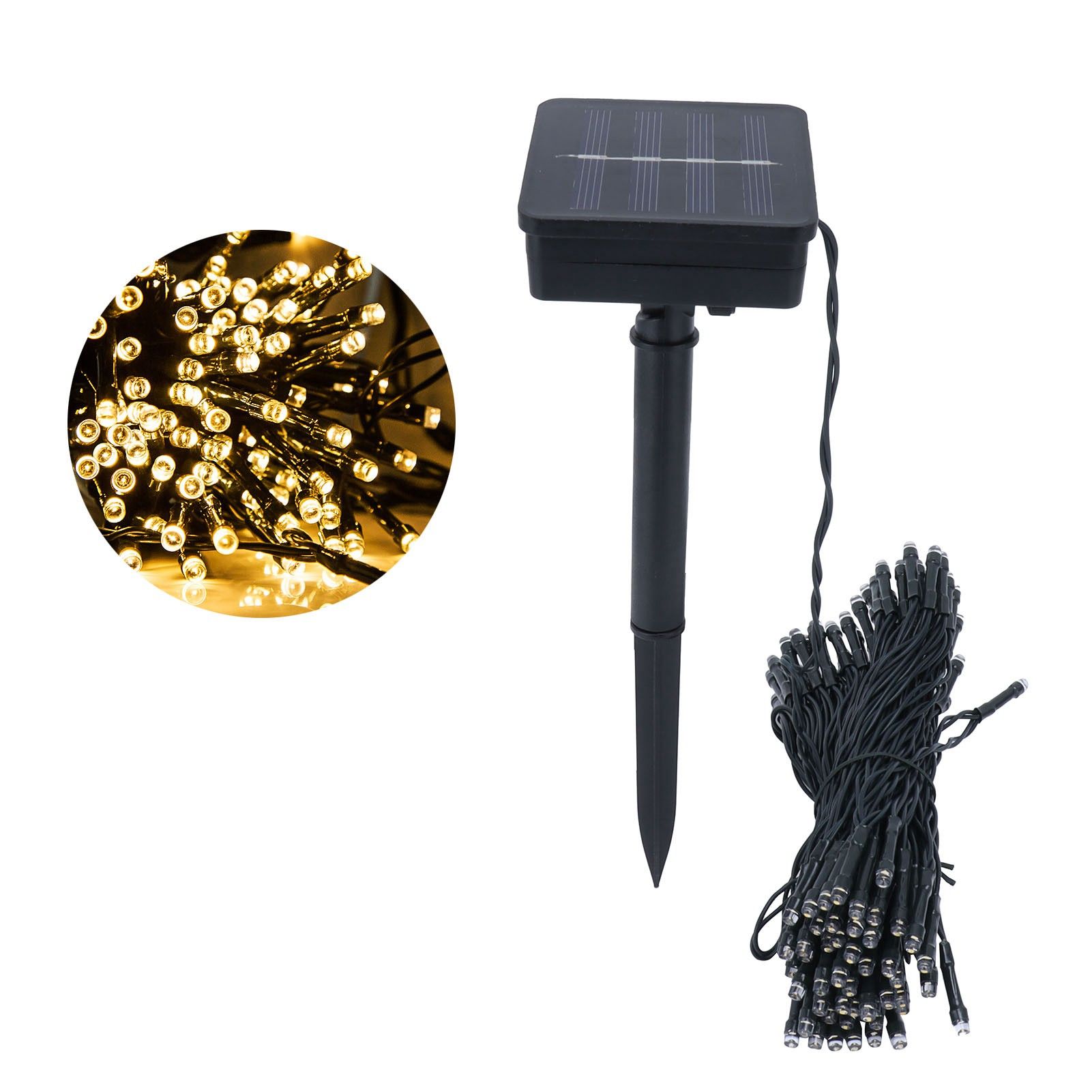 100LED Solar Light String 12m IP45 Waterproof Lighting for Garden Lawn view 12