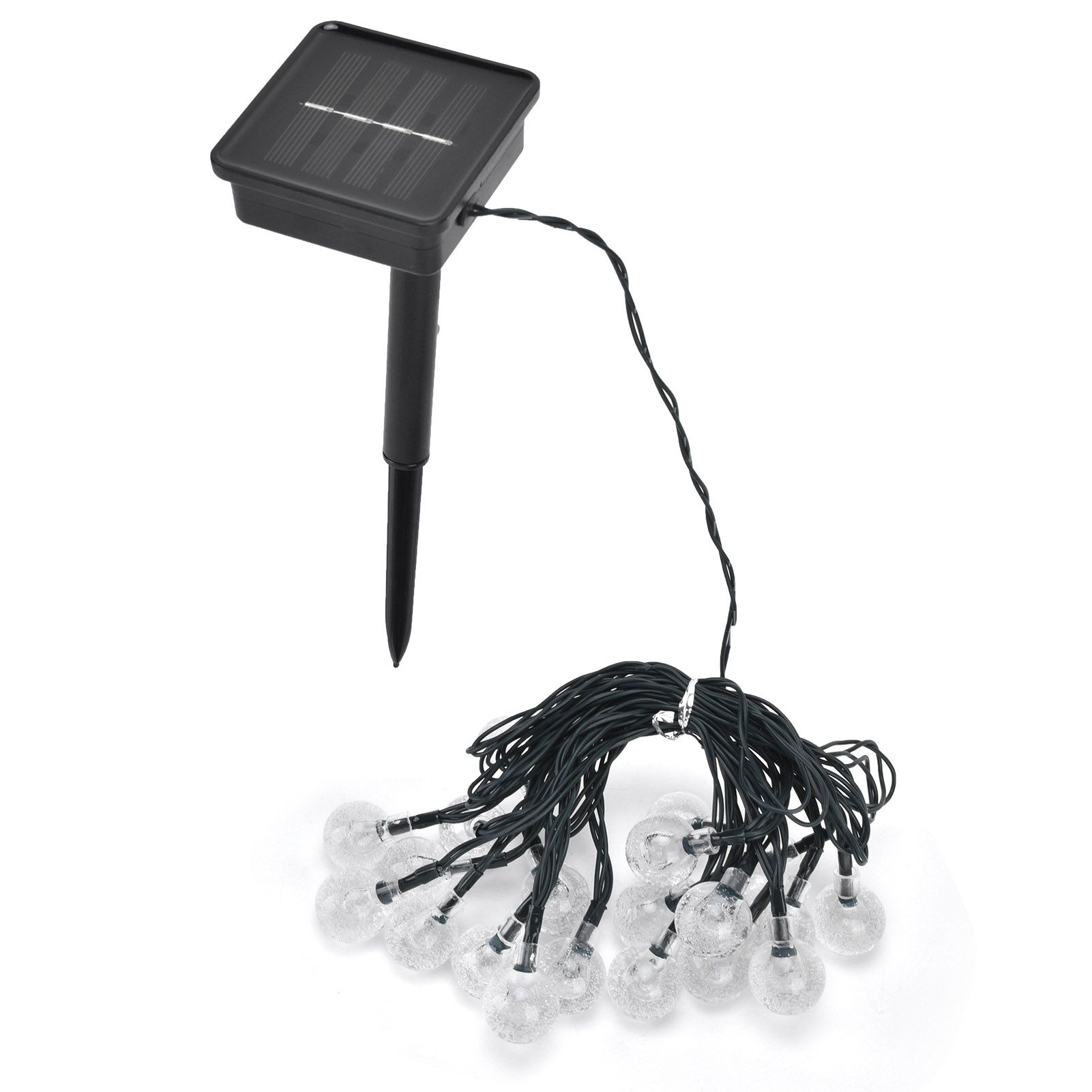 5m LED Solar String Light 20LEDs Decorative Outdoor String Lamp with 8 view 2