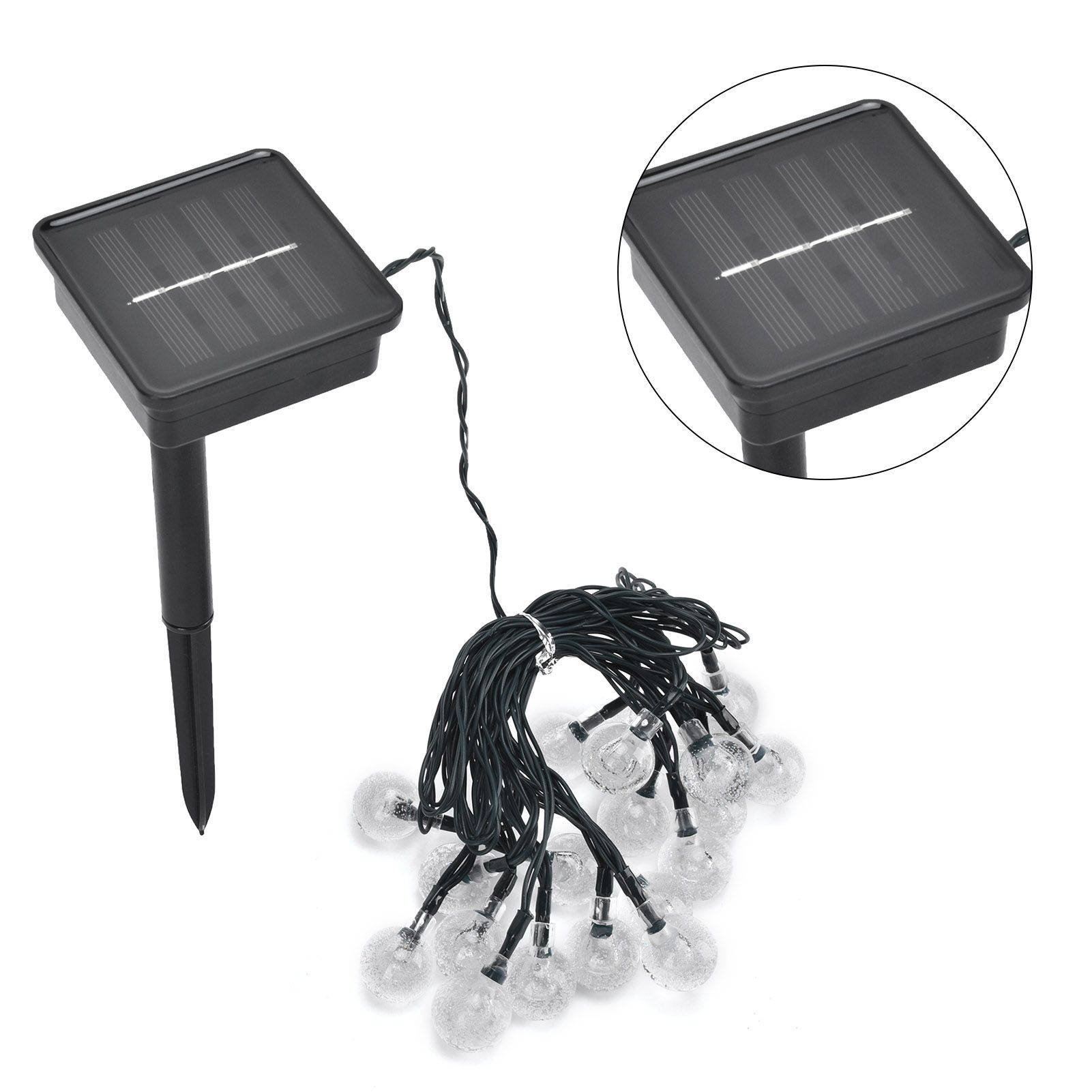 5m LED Solar String Light 20LEDs Decorative Outdoor String Lamp with 8 view 8