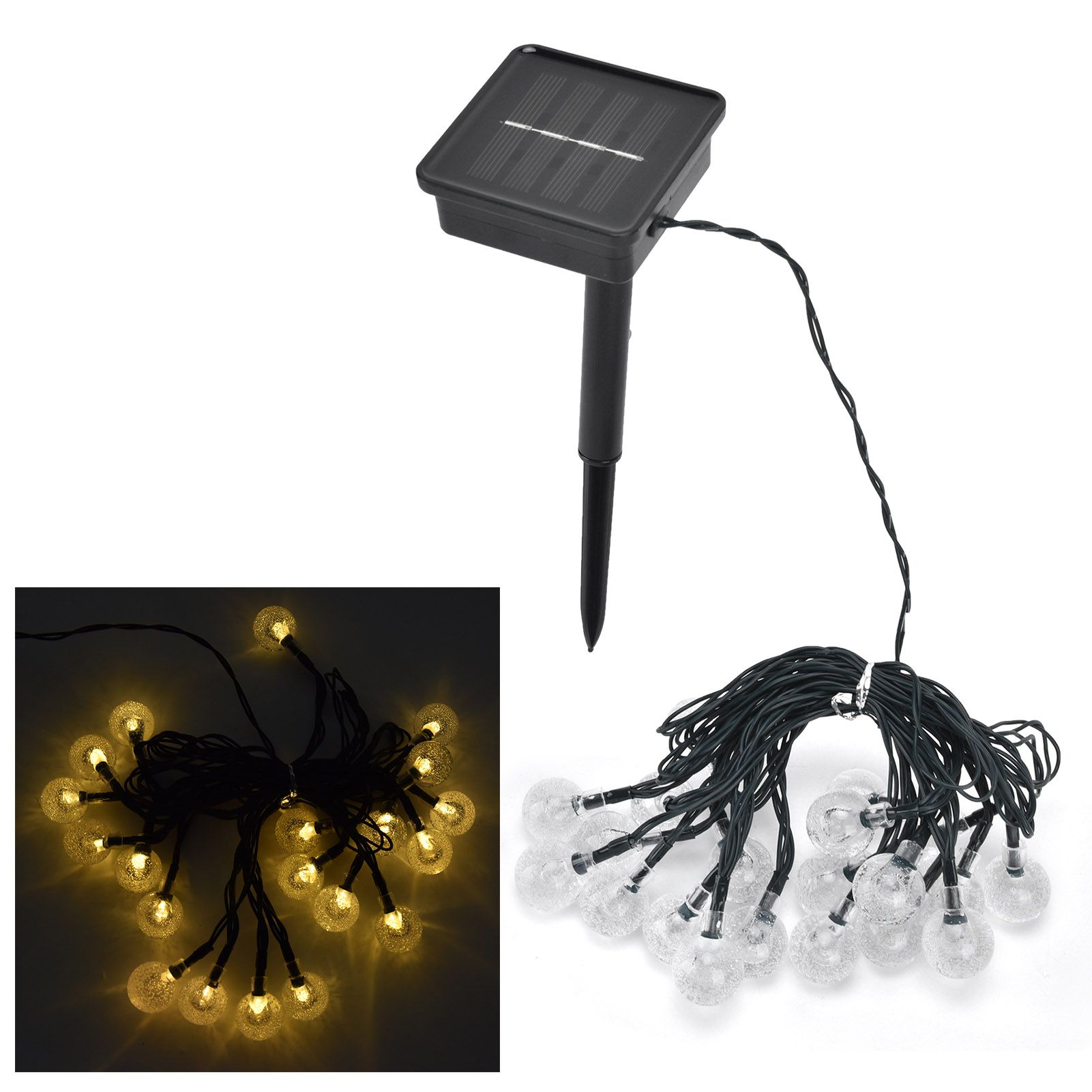 5m LED Solar String Light 20LEDs Decorative Outdoor String Lamp with 8 view 9