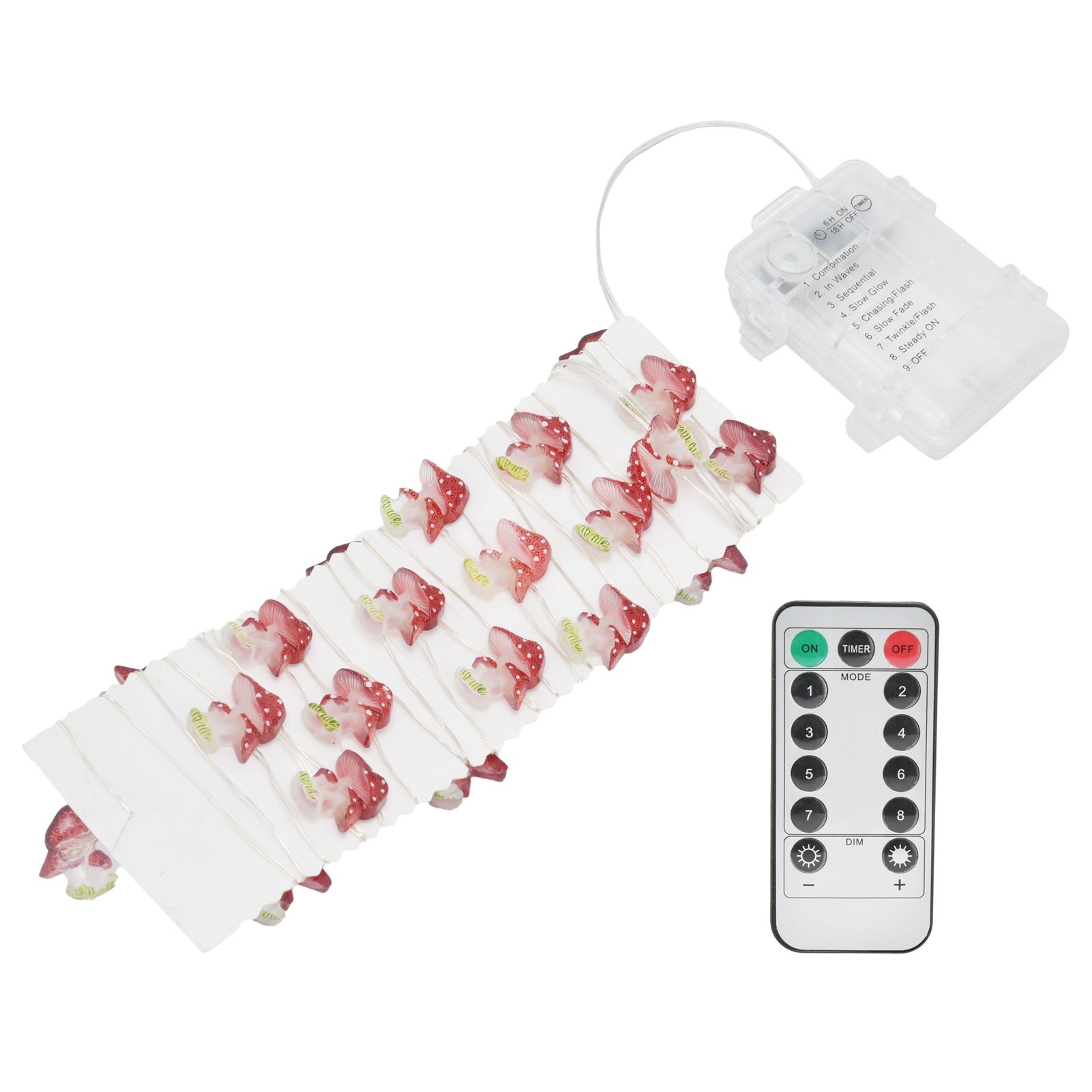 Mushroom Shaped 30LED Copper Wire Light 3 Meter String Light for Outdoor Party view 8