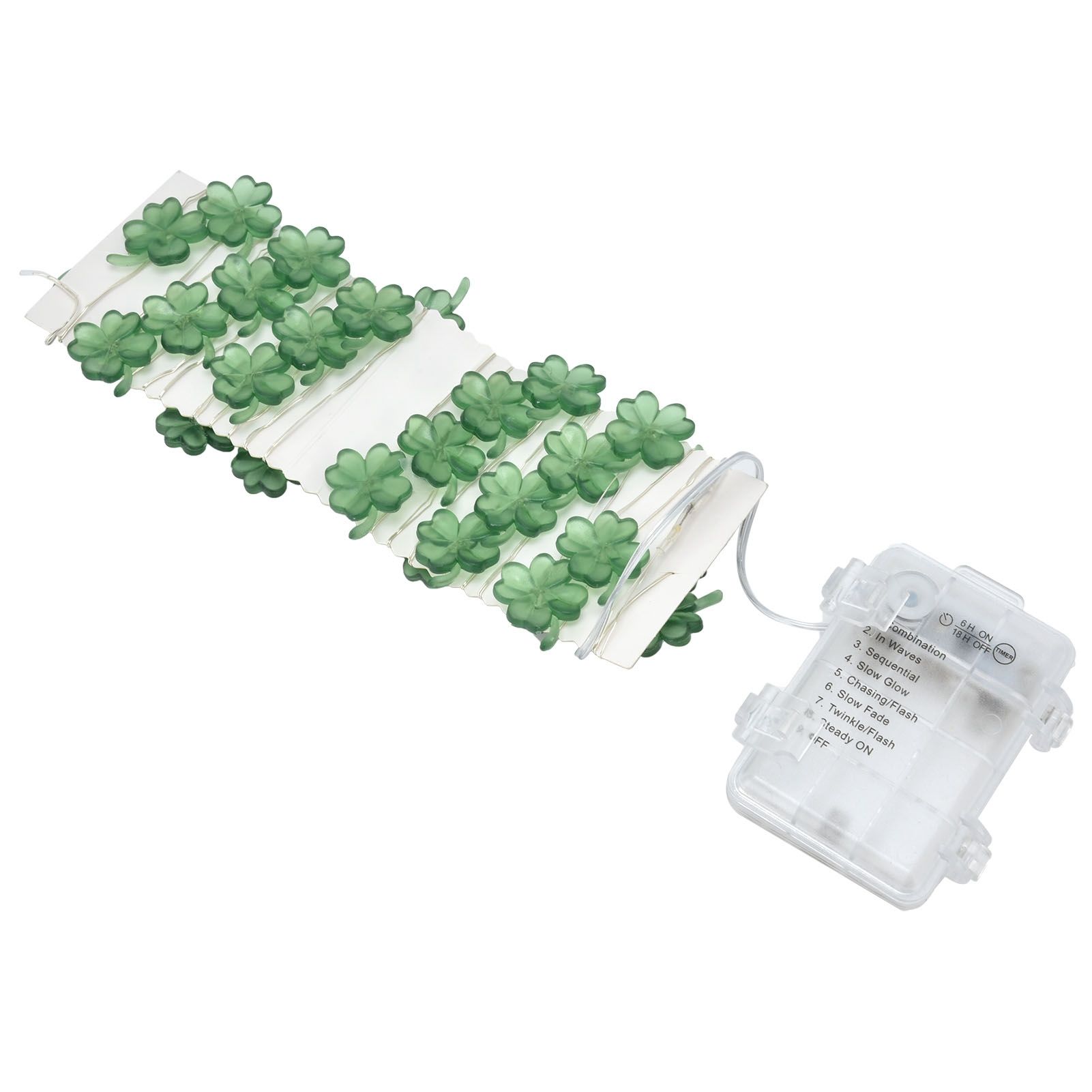 Lucky Clover Shaped 40LED String Light 3 Meter Decorative Light for Outdoor view 4