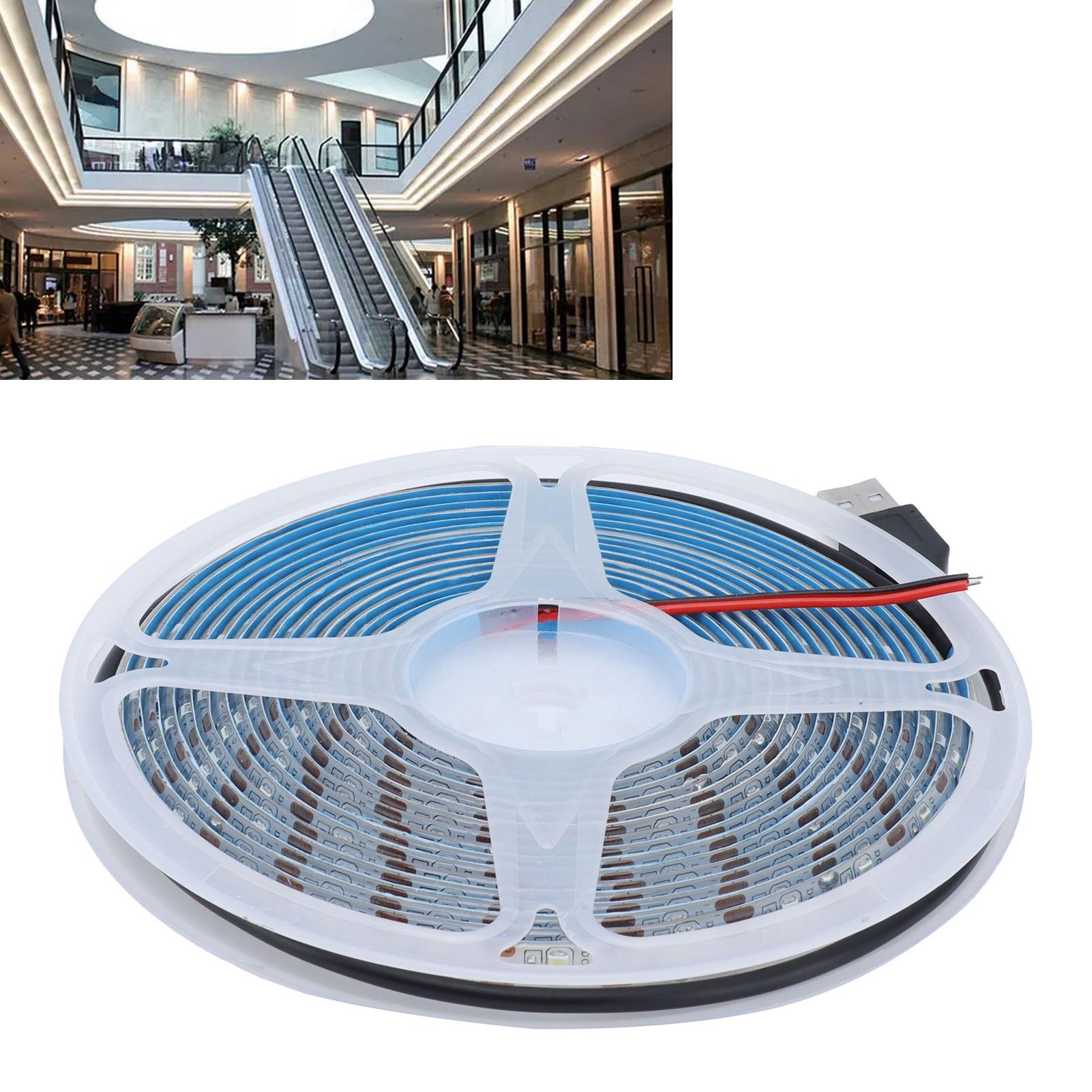LED Strip Light 5M Waterproof 15W 5V USB Flexible Strip for Mall Indoor Decor view 11