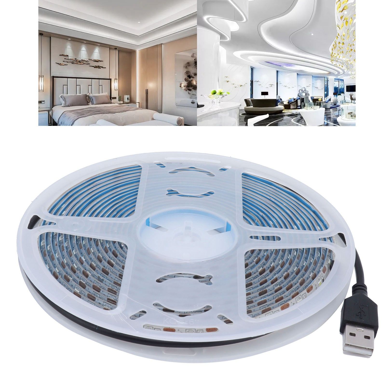LED Strip Light 5M Waterproof 15W 5V USB Flexible Strip for Mall Indoor Decor view 12