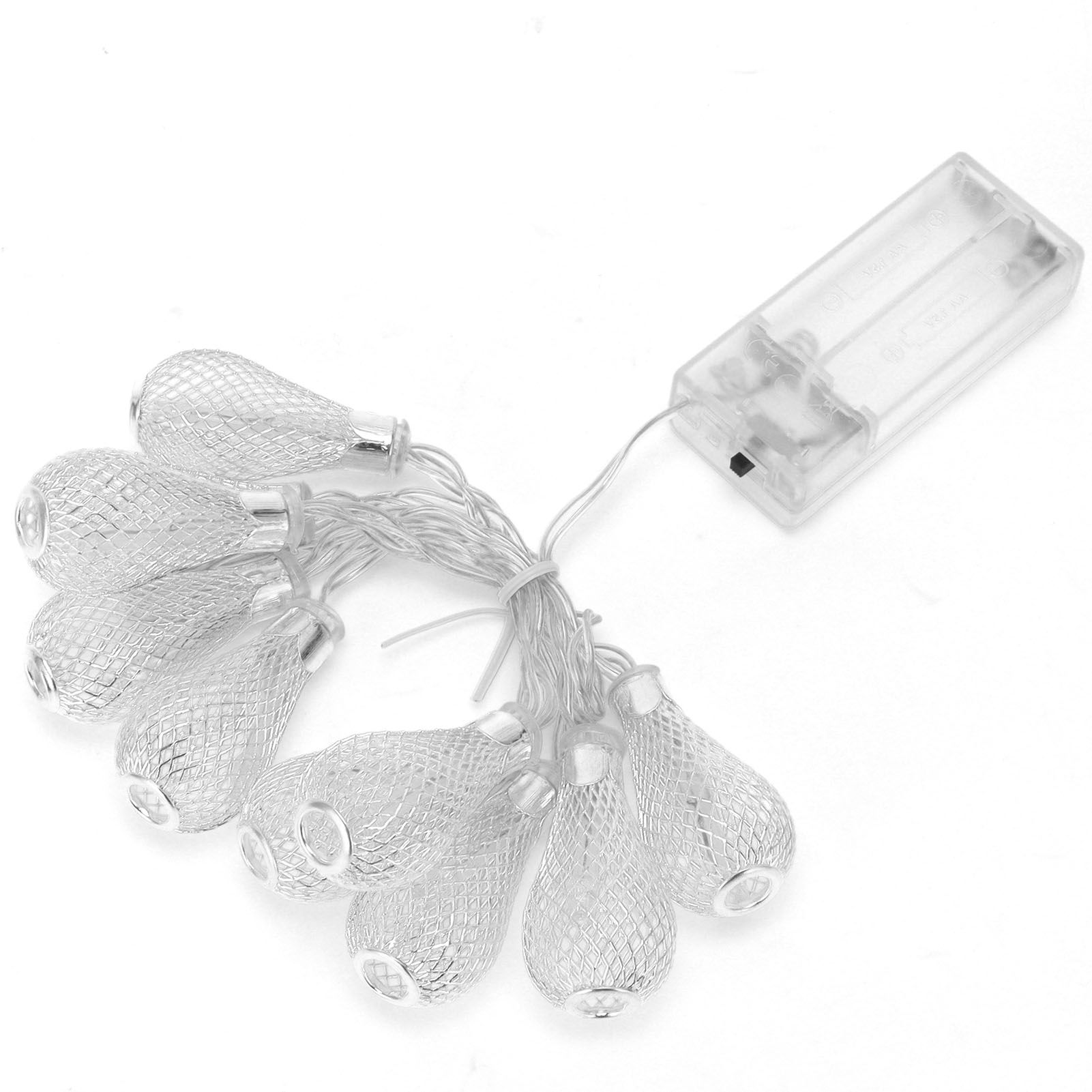 LED Light String IP45 Wrought Iron Hollow Lamp for Proposal Wedding Festival view 2