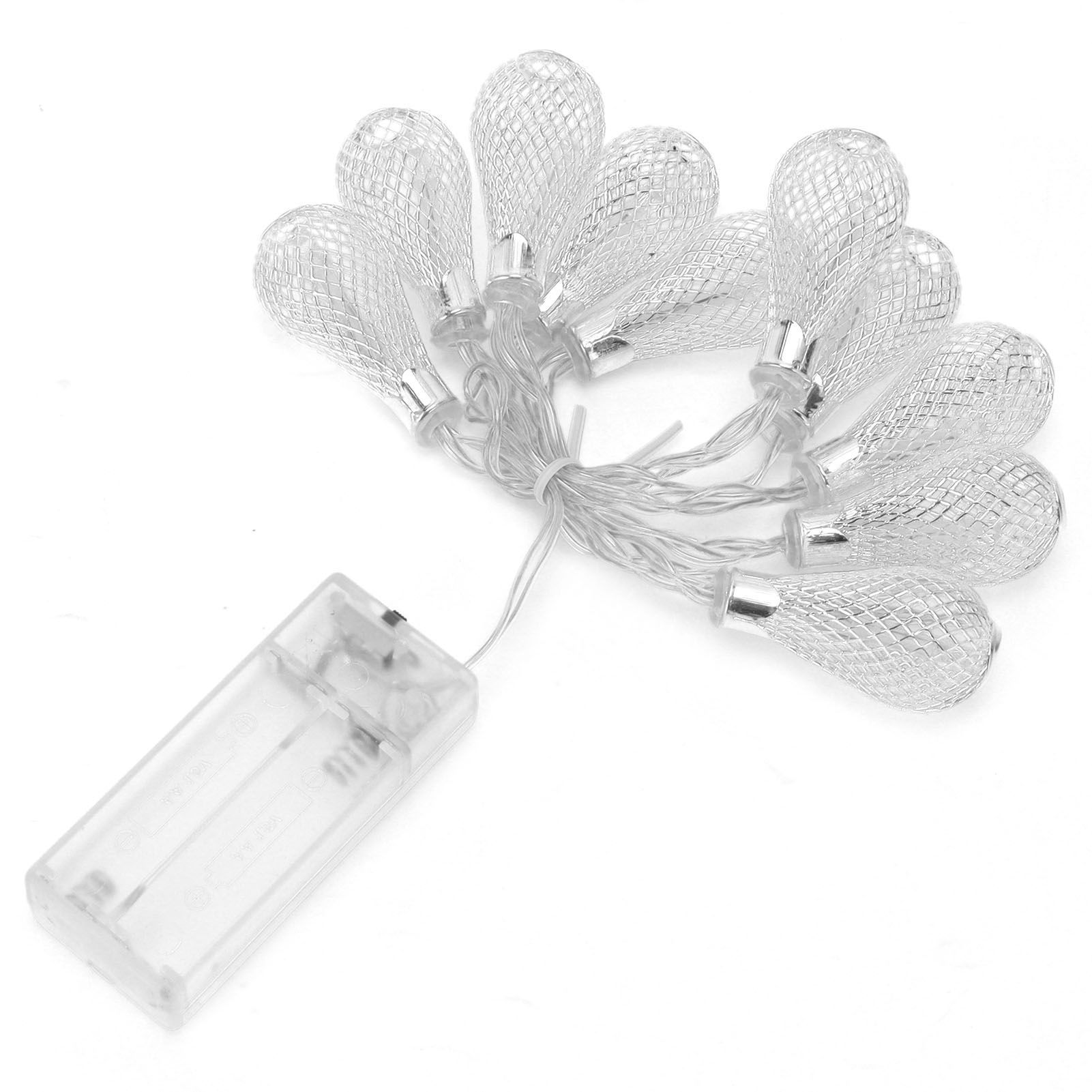 LED Light String IP45 Wrought Iron Hollow Lamp for Proposal Wedding Festival view 4