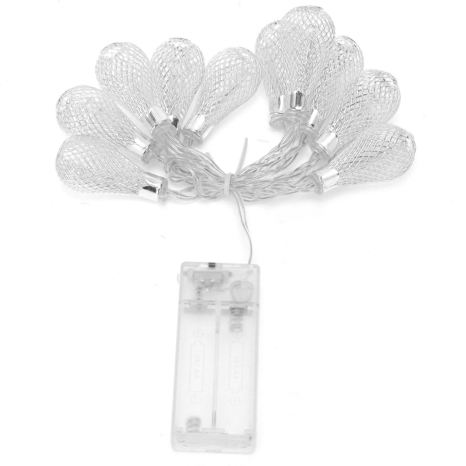 LED Light String IP45 Wrought Iron Hollow Lamp for Proposal Wedding Festival view 5