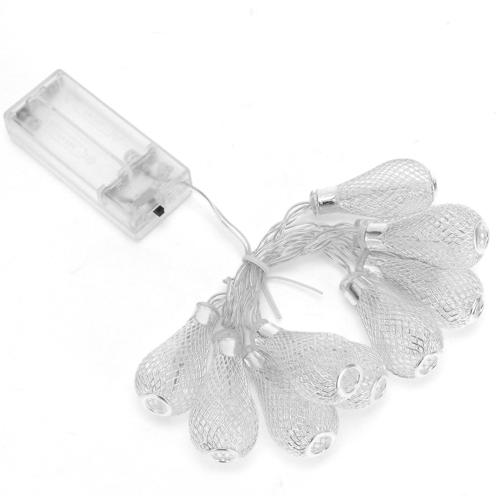 LED Light String IP45 Wrought Iron Hollow Lamp for Proposal Wedding Festival view 7