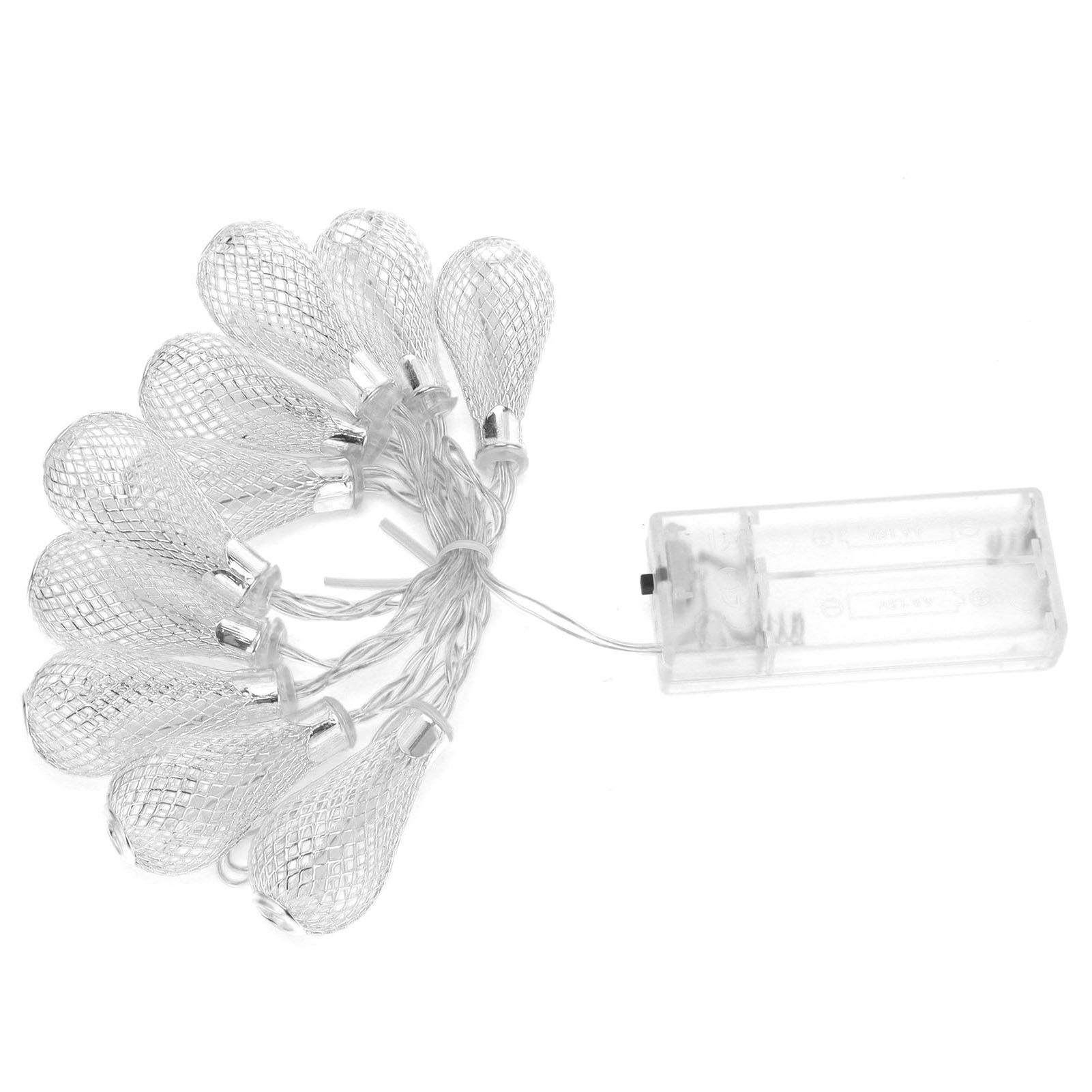 LED Light String IP45 Wrought Iron Hollow Lamp for Proposal Wedding Festival view 8