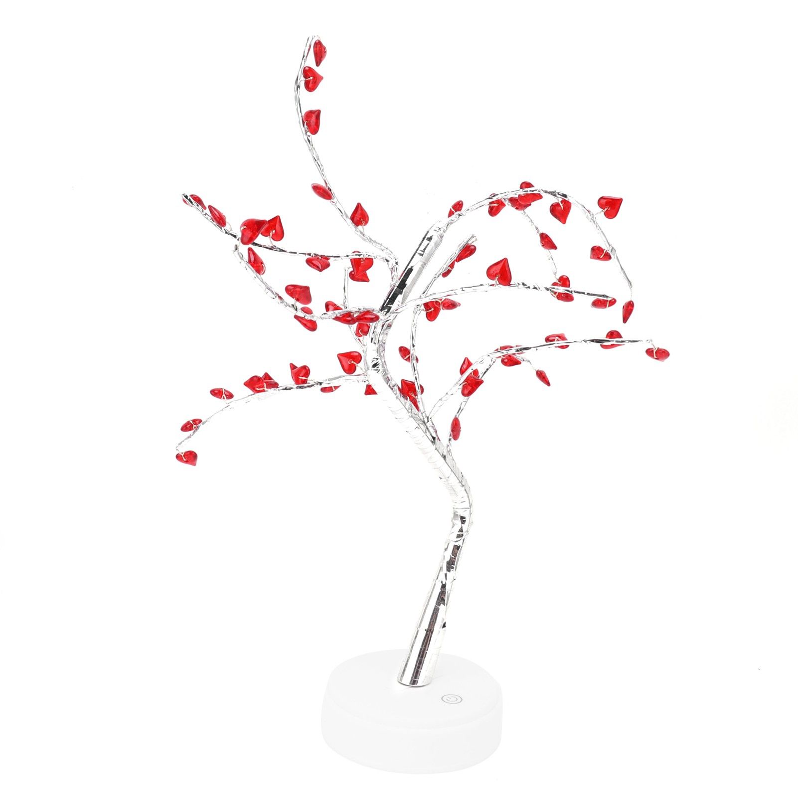 Tree Shape Lights USB Battery Dual Power Supply Red Love 60LEDs IP20 view 4