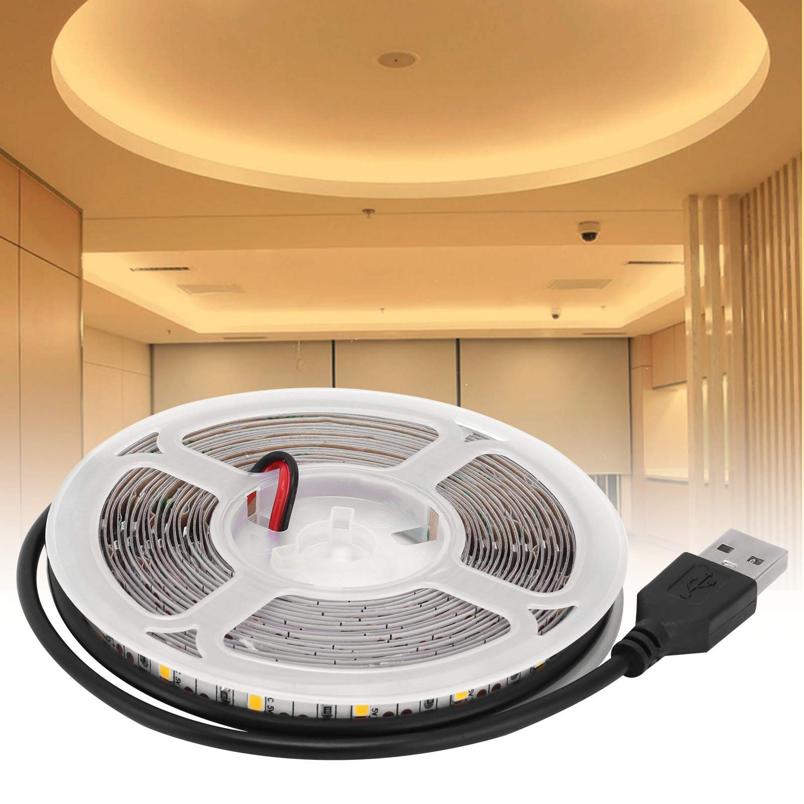 5m/16.4in LED Light Strip 5V USB Powered Strip Lights Strong Adhesive Tape view 12