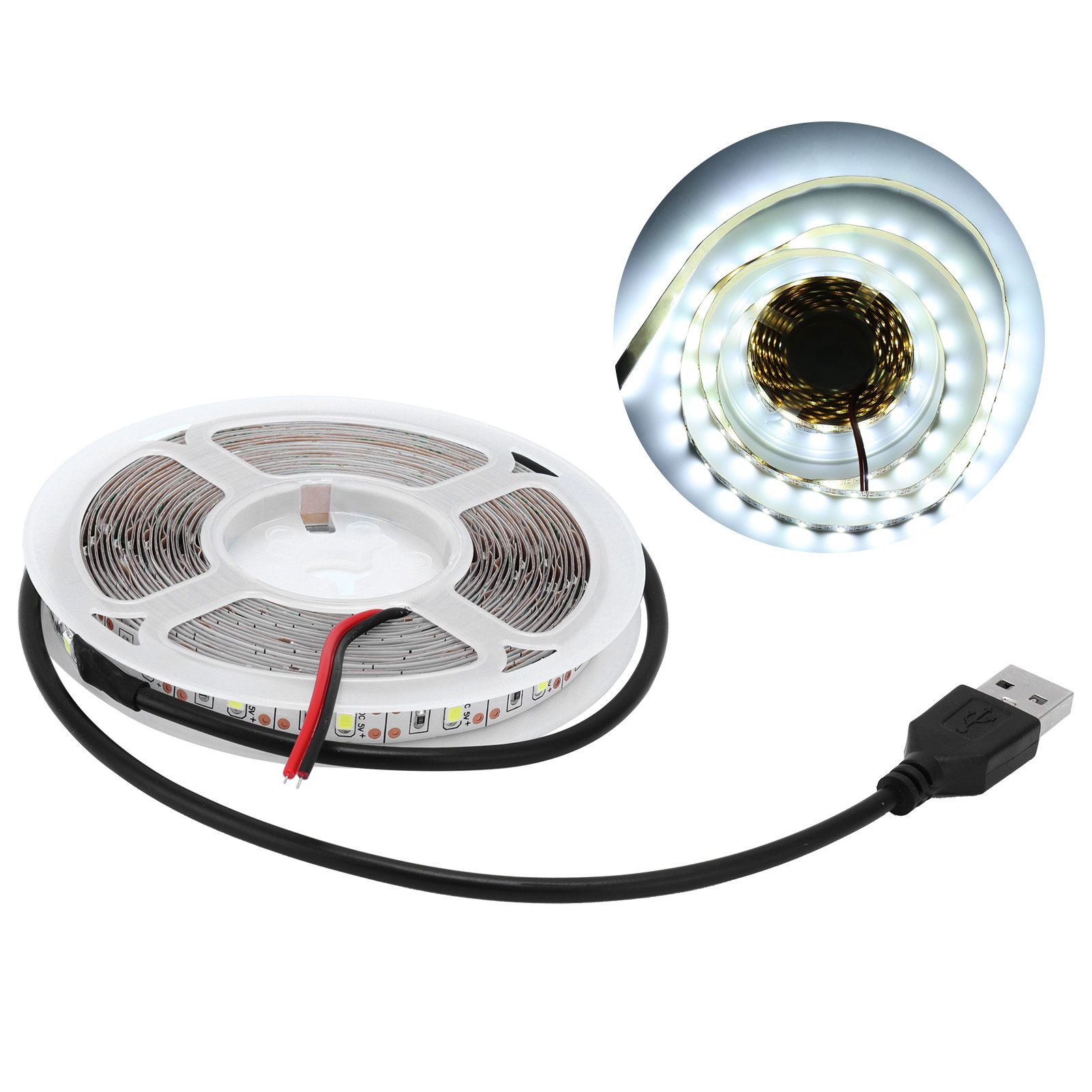 RGB Flexible Strip Lights USB Powered Low Voltage 5V LED Light Strip for view 10