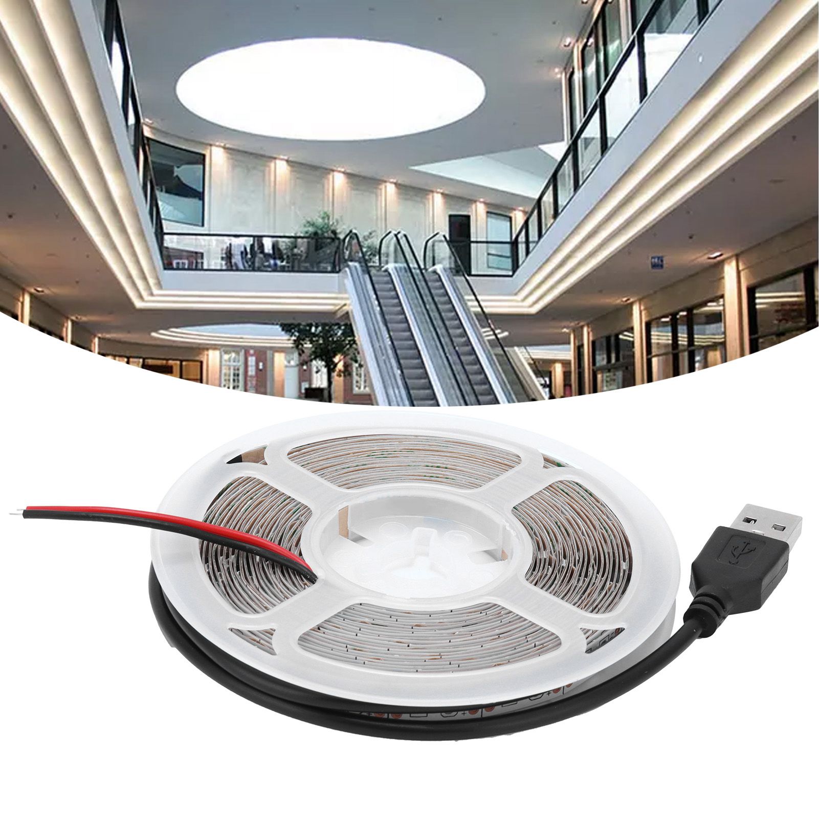 RGB Flexible Strip Lights USB Powered Low Voltage 5V LED Light Strip for view 12