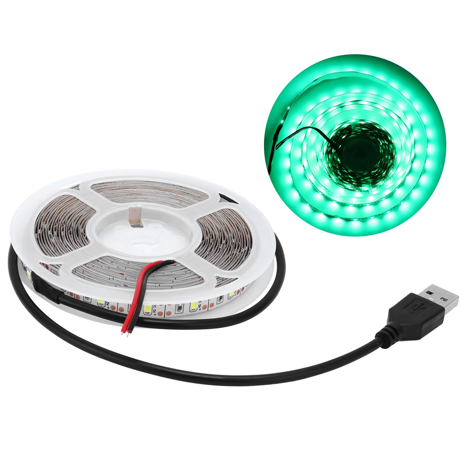 RGB Flexible Strip Lights USB Powered Low Voltage 5V LED Light Strip for view 10