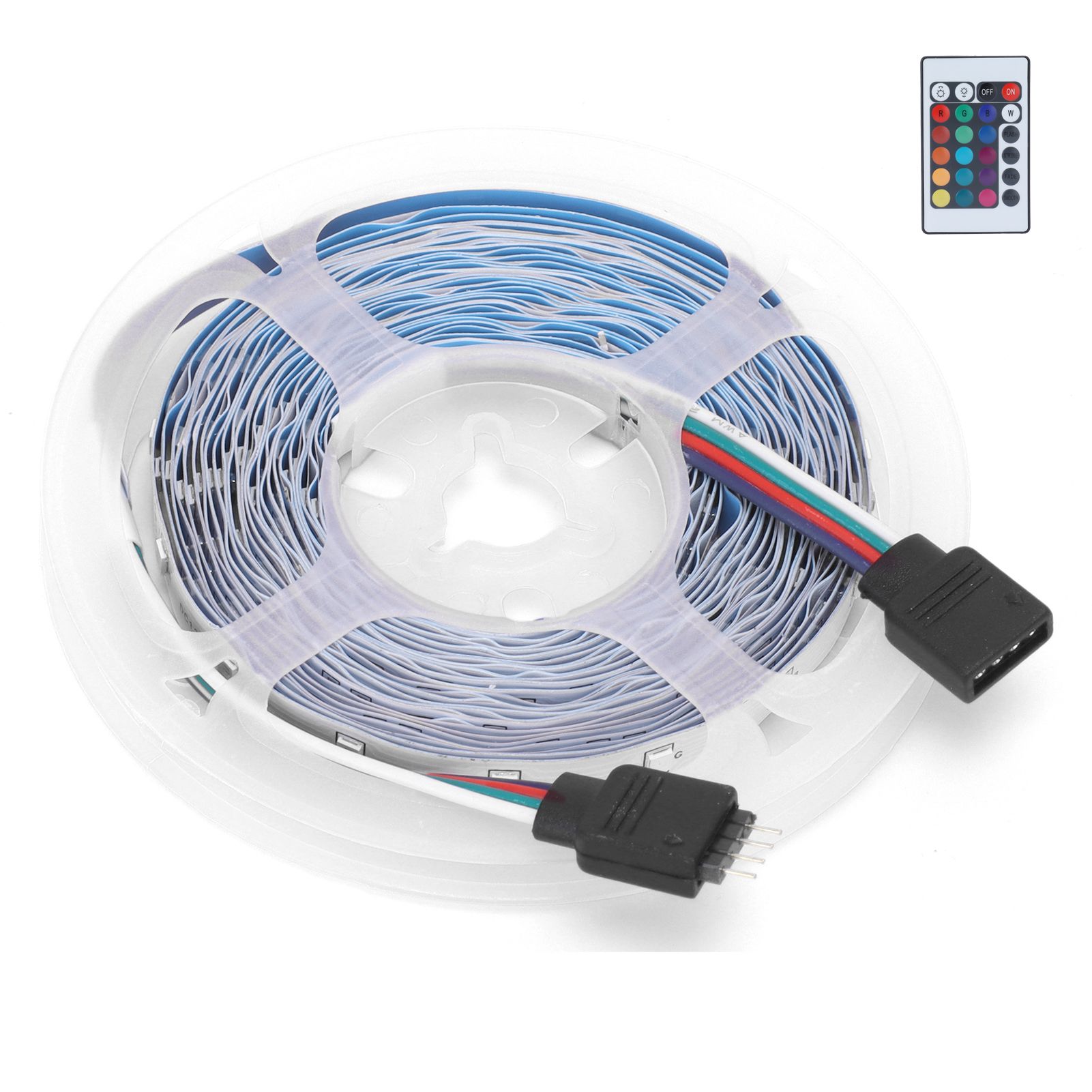 300LED Strip Light 5M Color Changing RGB Lights Strip Dimmable 12V for Outdoor — image 1
