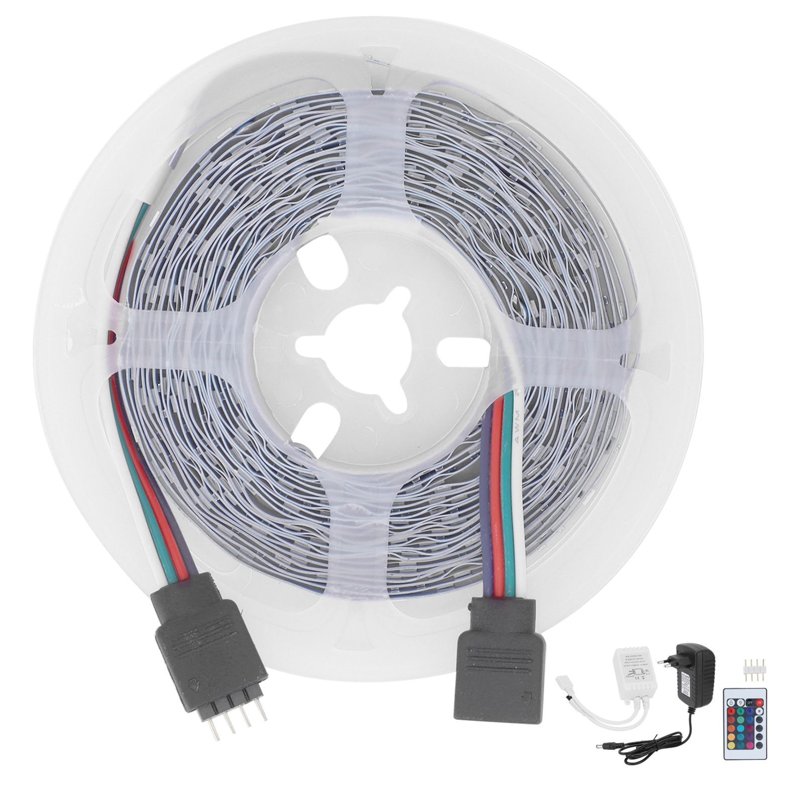 300LED Strip Light 5M Color Changing RGB Lights Strip Dimmable 12V for Outdoor view 2