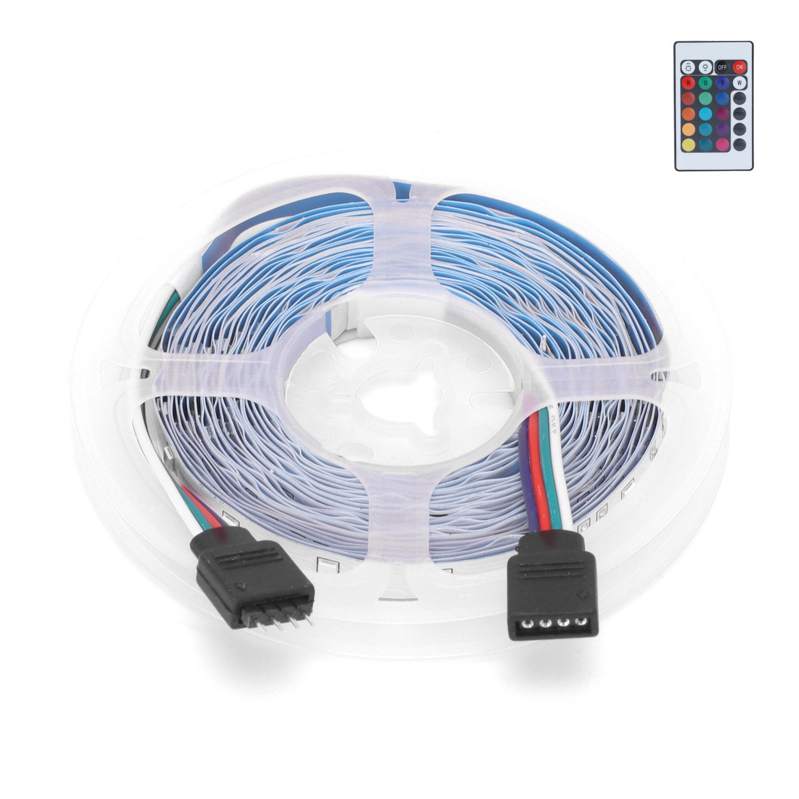 300LED Strip Light 5M Color Changing RGB Lights Strip Dimmable 12V for Outdoor view 10
