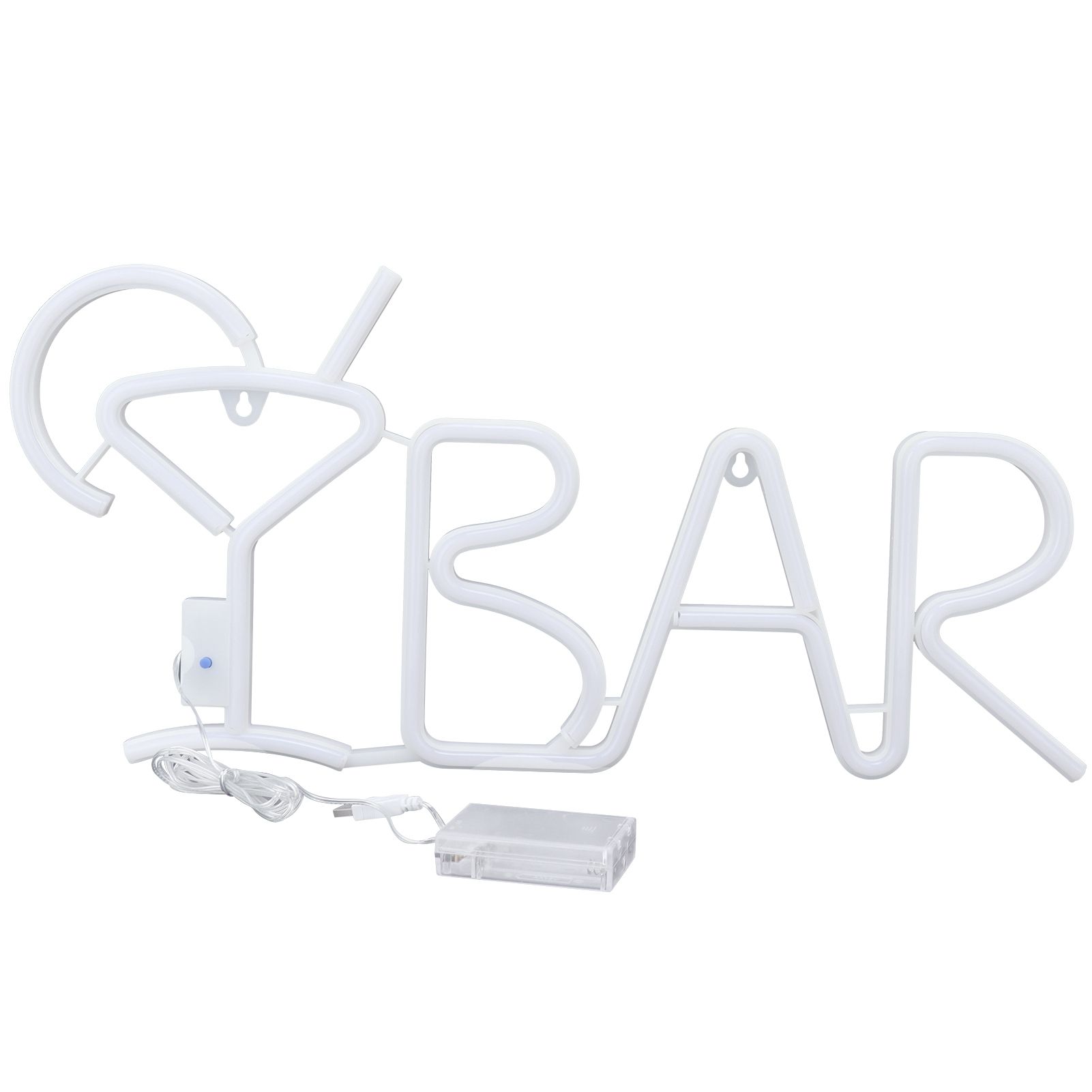 BAR Neon Sign Light with 8 Modes 24‑Key Remote Control for Birthday Party view 8