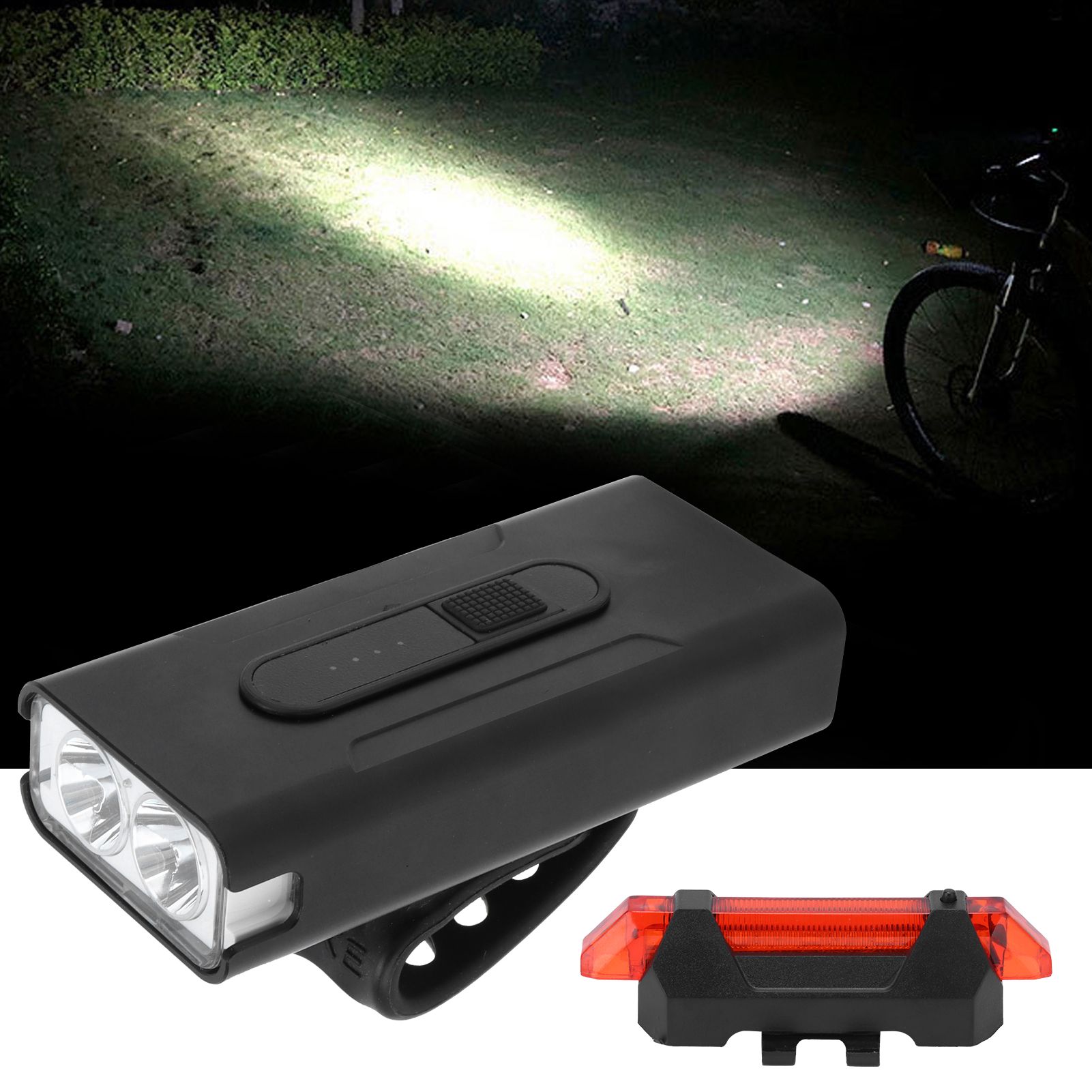 Bicycle Light USB Charging Front Light Taillight for Bicycles Electric Cars view 12