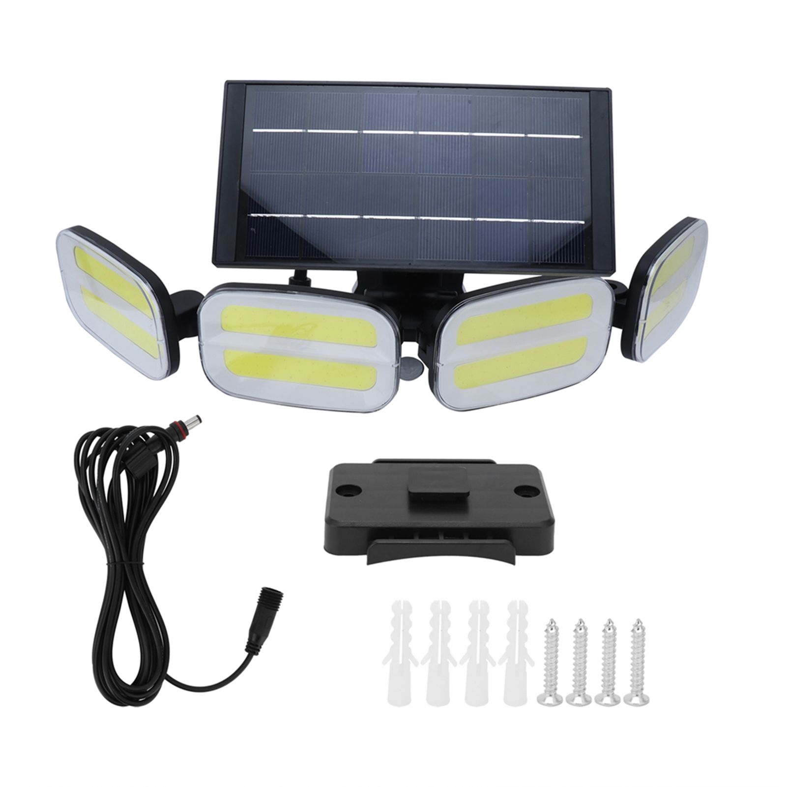 Solar Wall Light Outdoor Dual Induction System Threespeed Light Mode Split view 2
