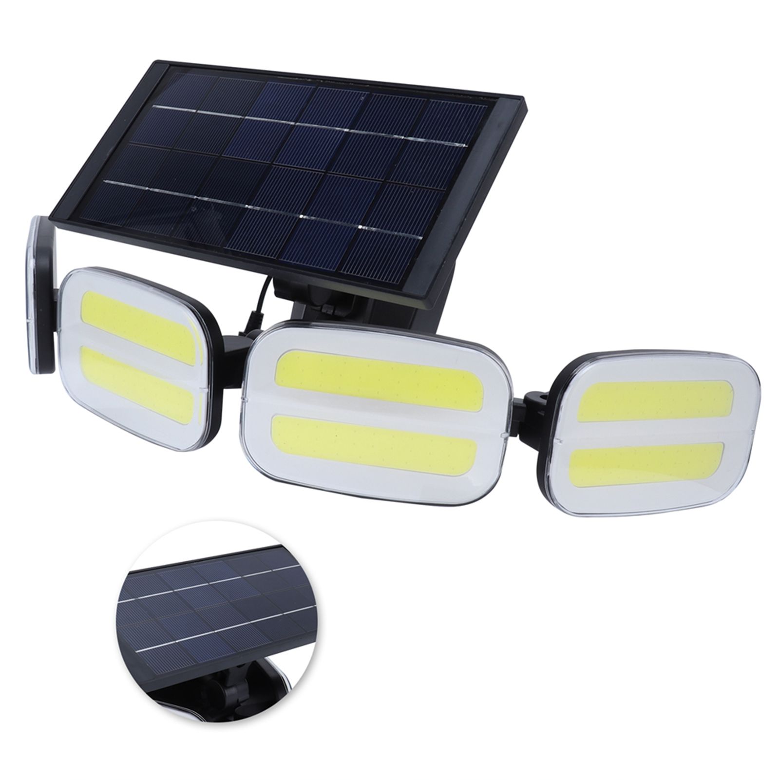 Solar Wall Light Outdoor Dual Induction System Threespeed Light Mode Split view 10