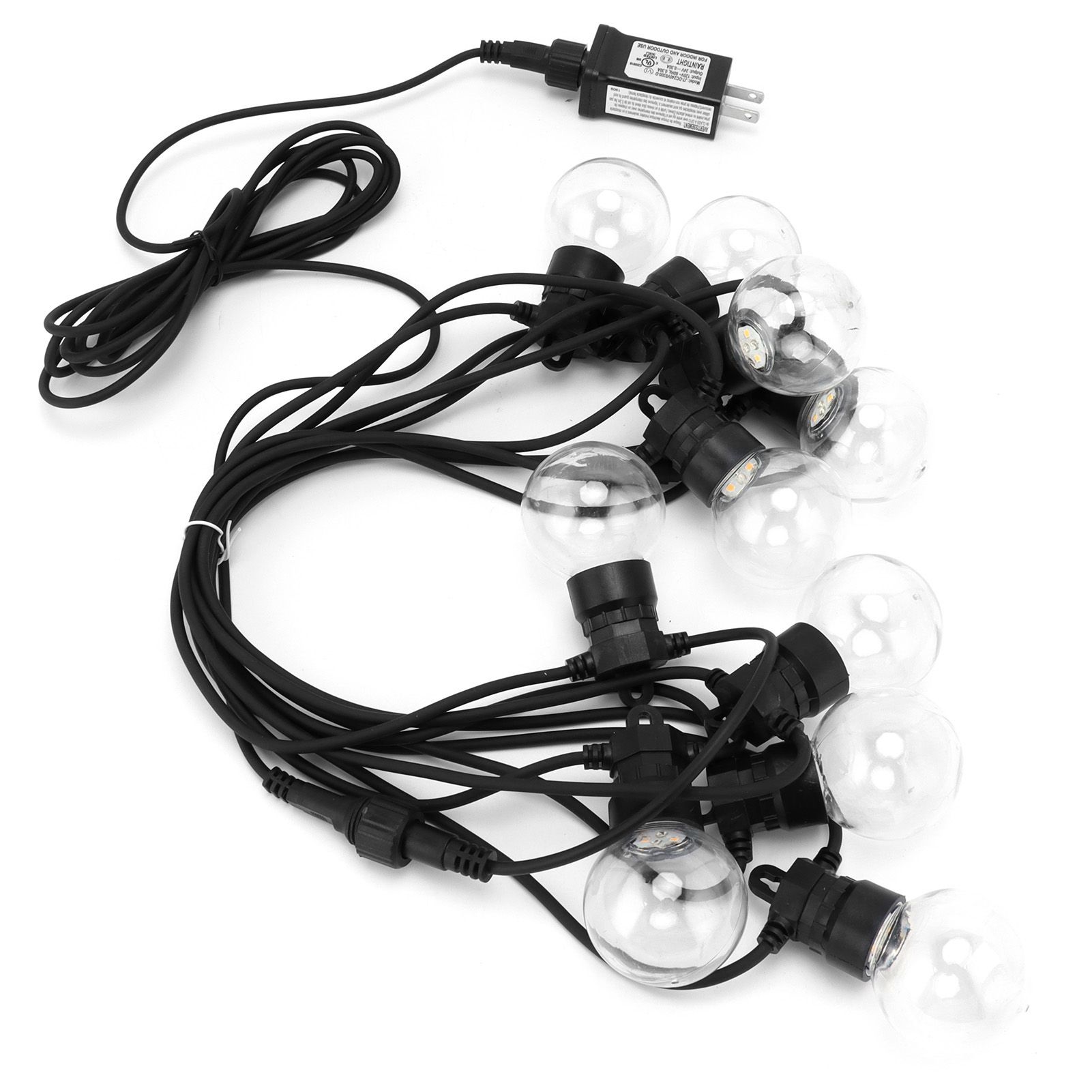 G50 Bulb LED String Light 5m IP44 Hanging Lamp Festive Holiday Decoration Warm view 6
