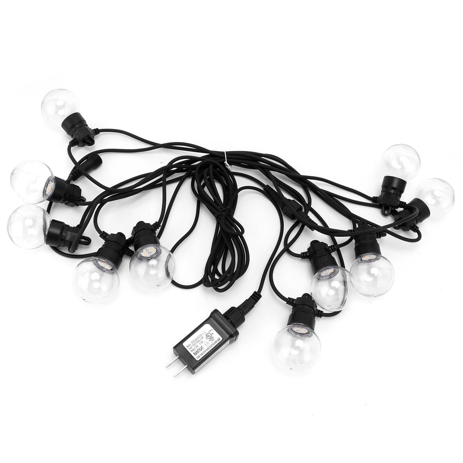 G50 Bulb LED String Light 5m IP44 Hanging Lamp Festive Holiday Decoration Warm view 9