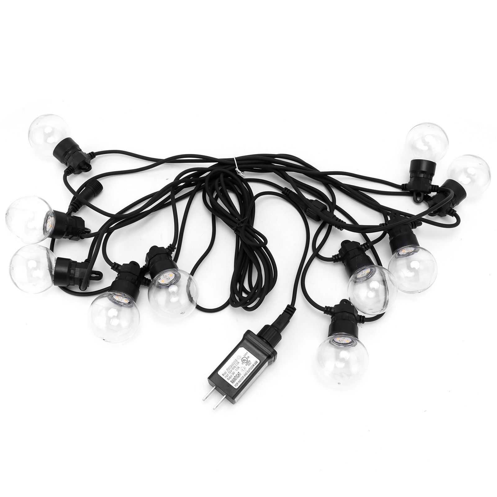 G50 Bulb LED String Light 5m IP44 Hanging Lamp Festive Holiday Decoration Warm view 10