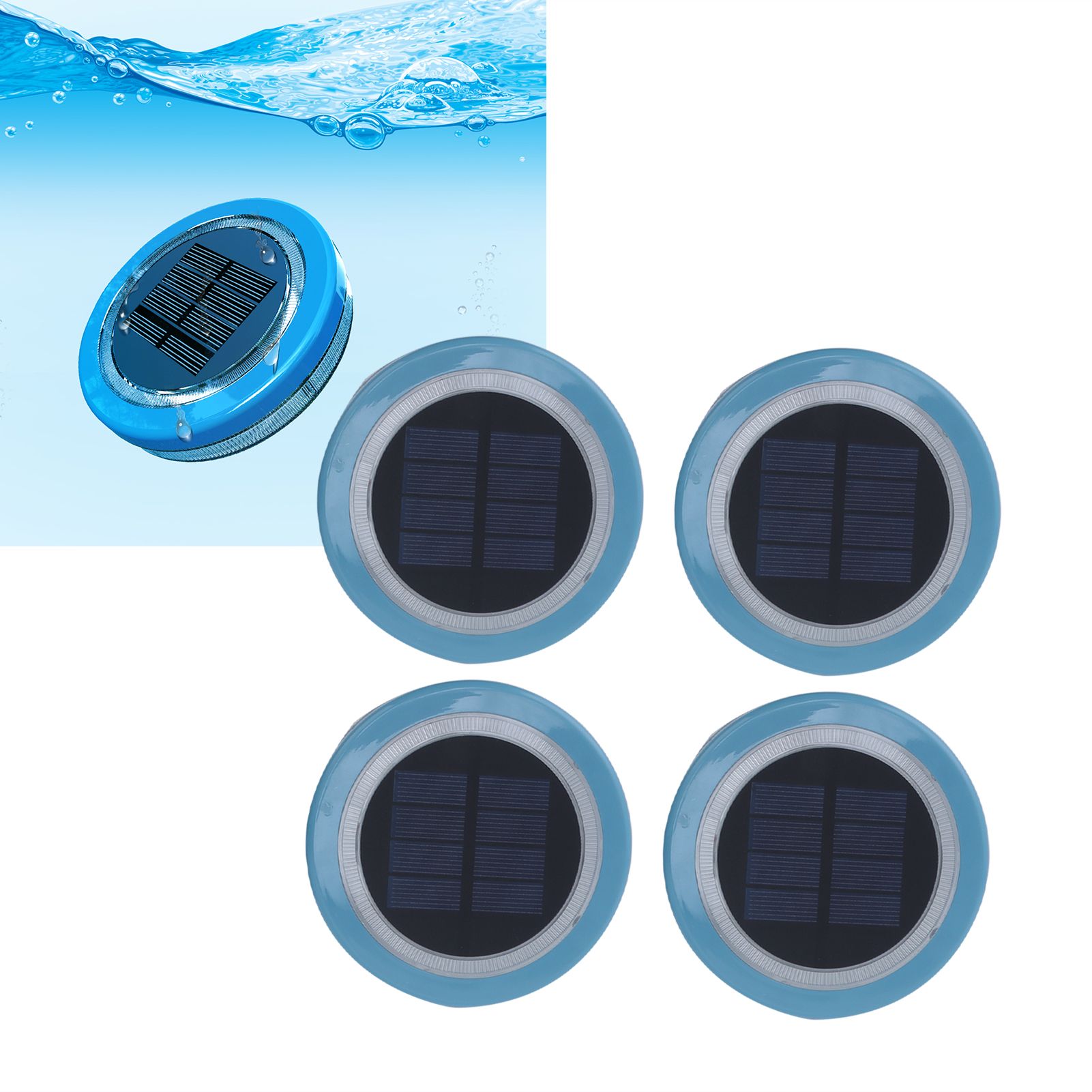 4Pcs Solar Floating Lights Waterproof LED Swimming Pool Lamp Solar Landscape view 11
